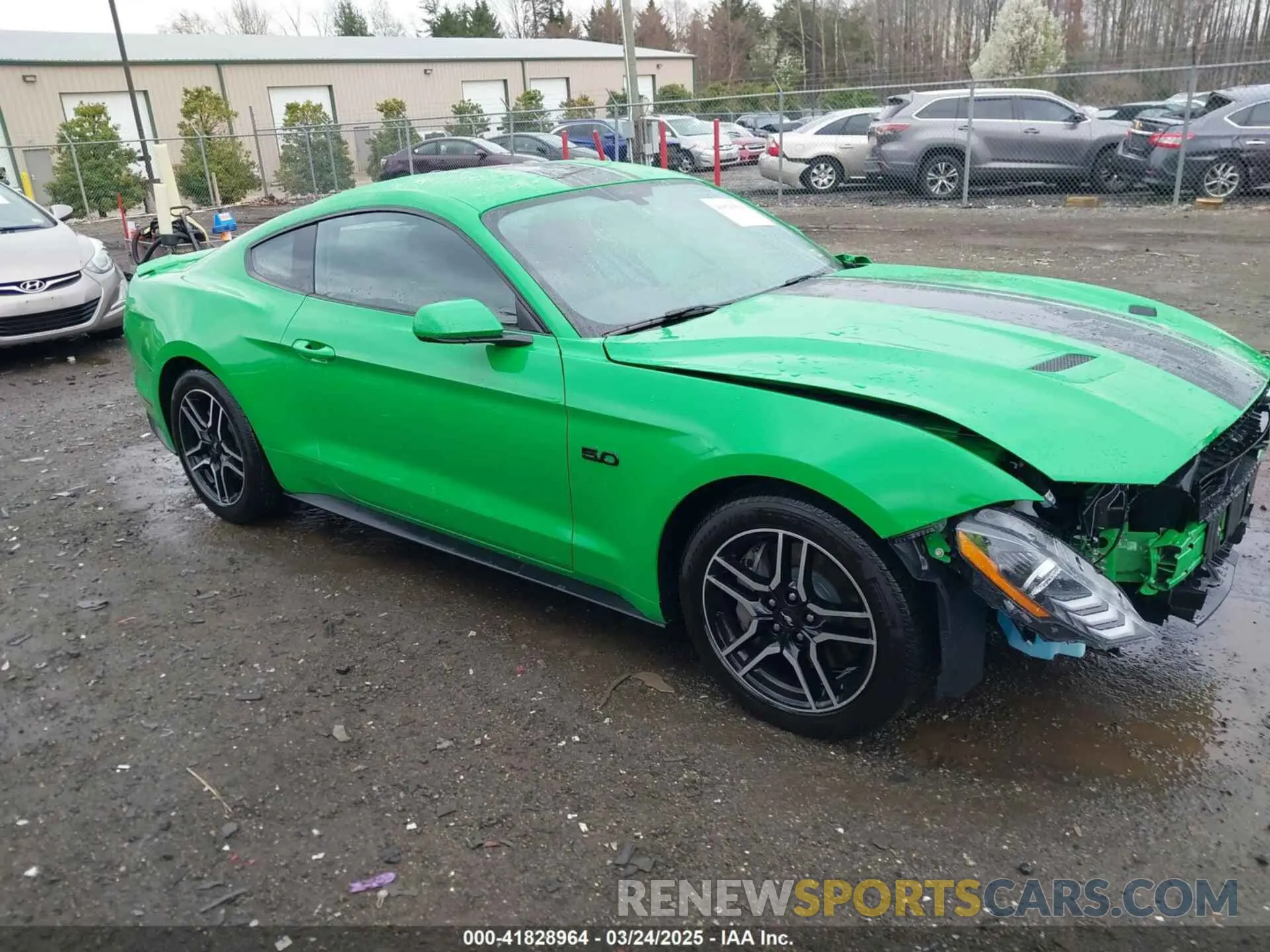 1 Photograph of a damaged car 1FA6P8CF0K5120350 FORD MUSTANG 2019