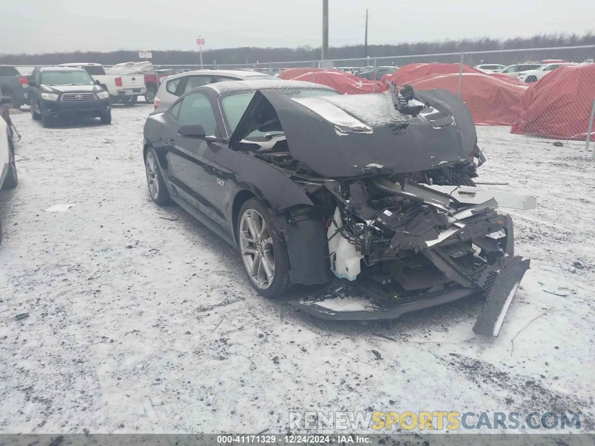 1 Фотография поврежденного автомобиля 1FA6P8CF0K5141232 FORD MUSTANG 2019