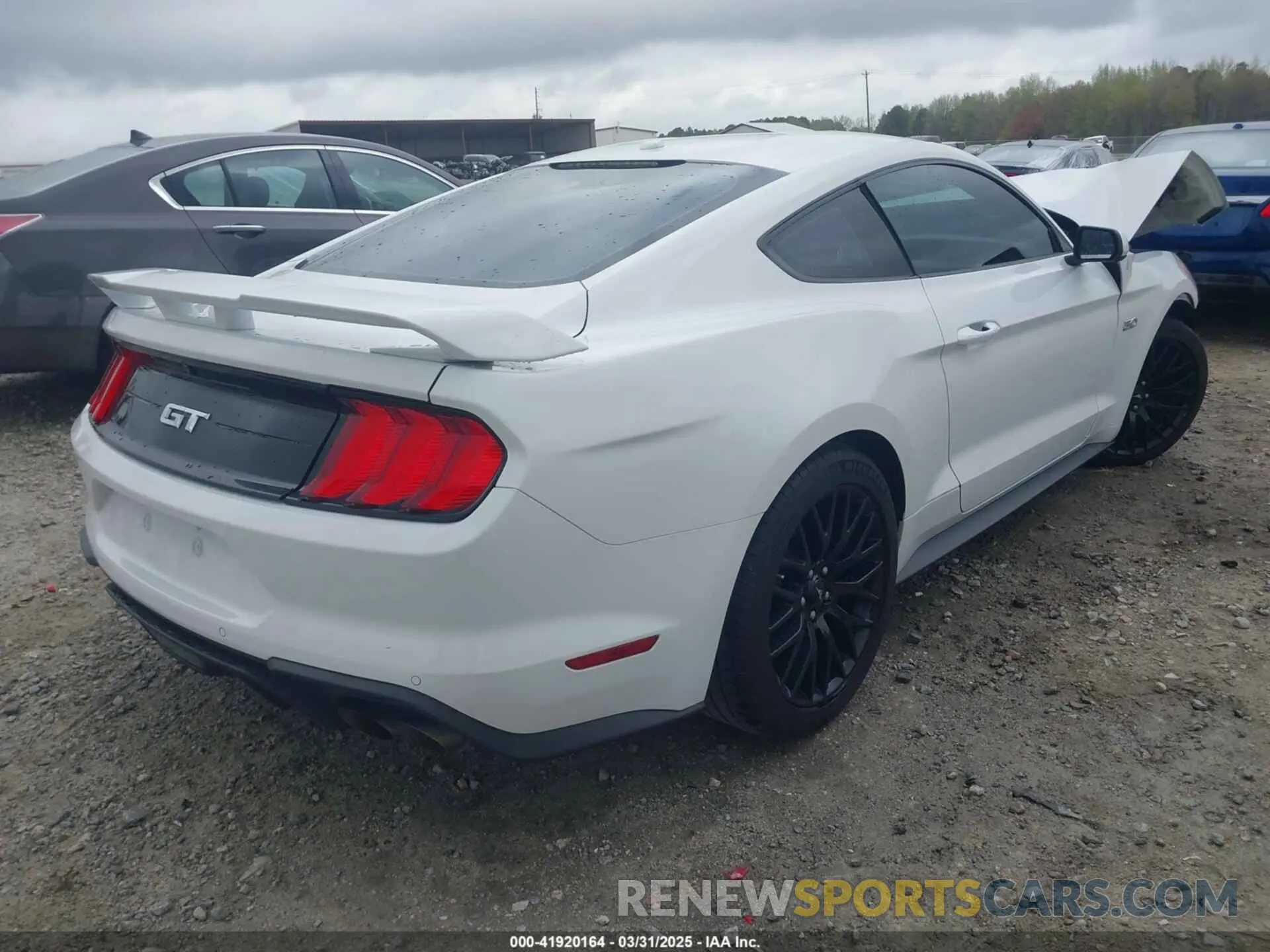 4 Фотография поврежденного автомобиля 1FA6P8CF0K5141652 FORD MUSTANG 2019