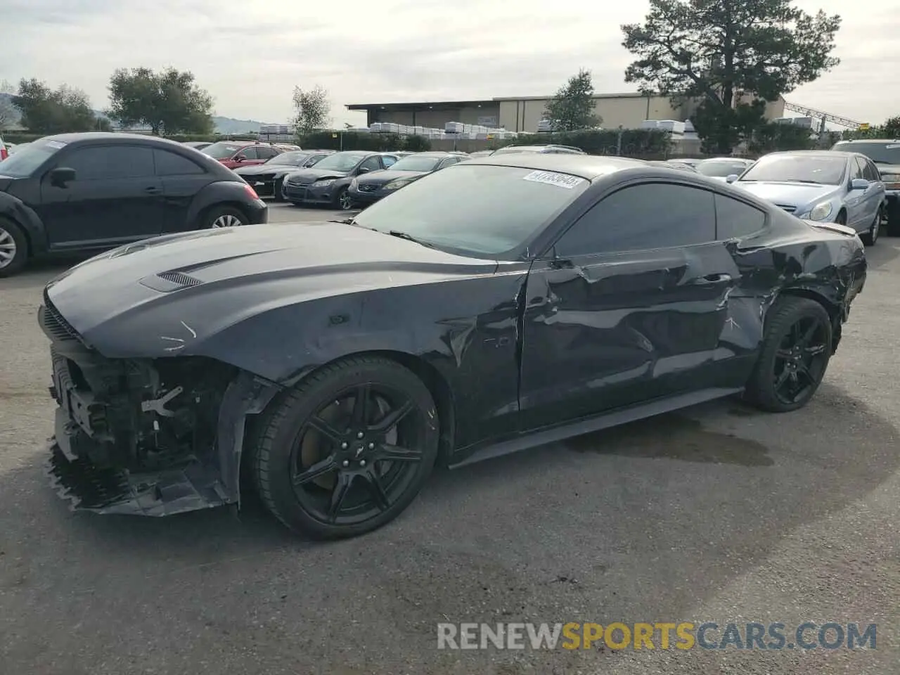 1 Photograph of a damaged car 1FA6P8CF1K5118865 FORD MUSTANG 2019