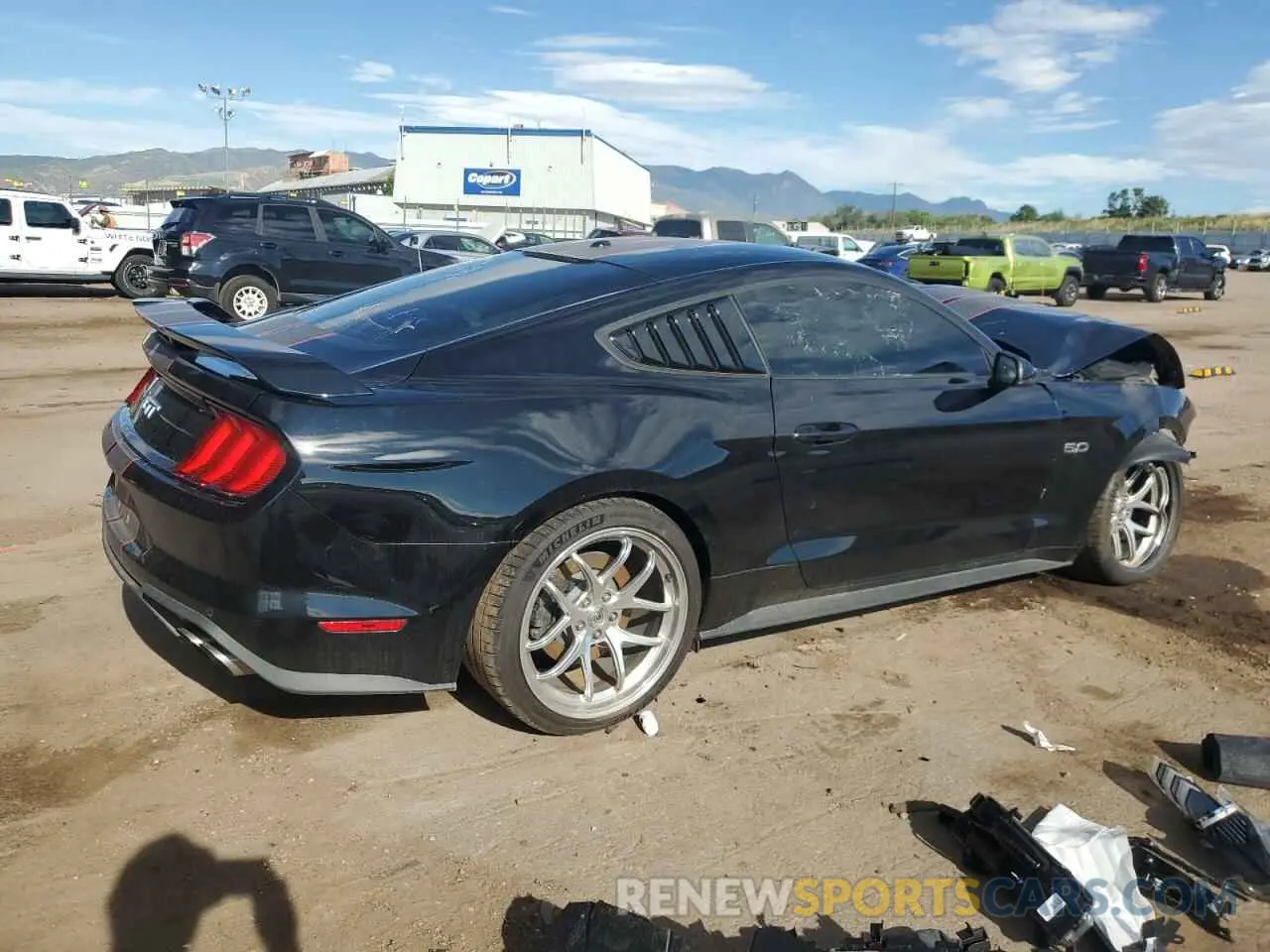 3 Photograph of a damaged car 1FA6P8CF2K5189704 FORD MUSTANG 2019