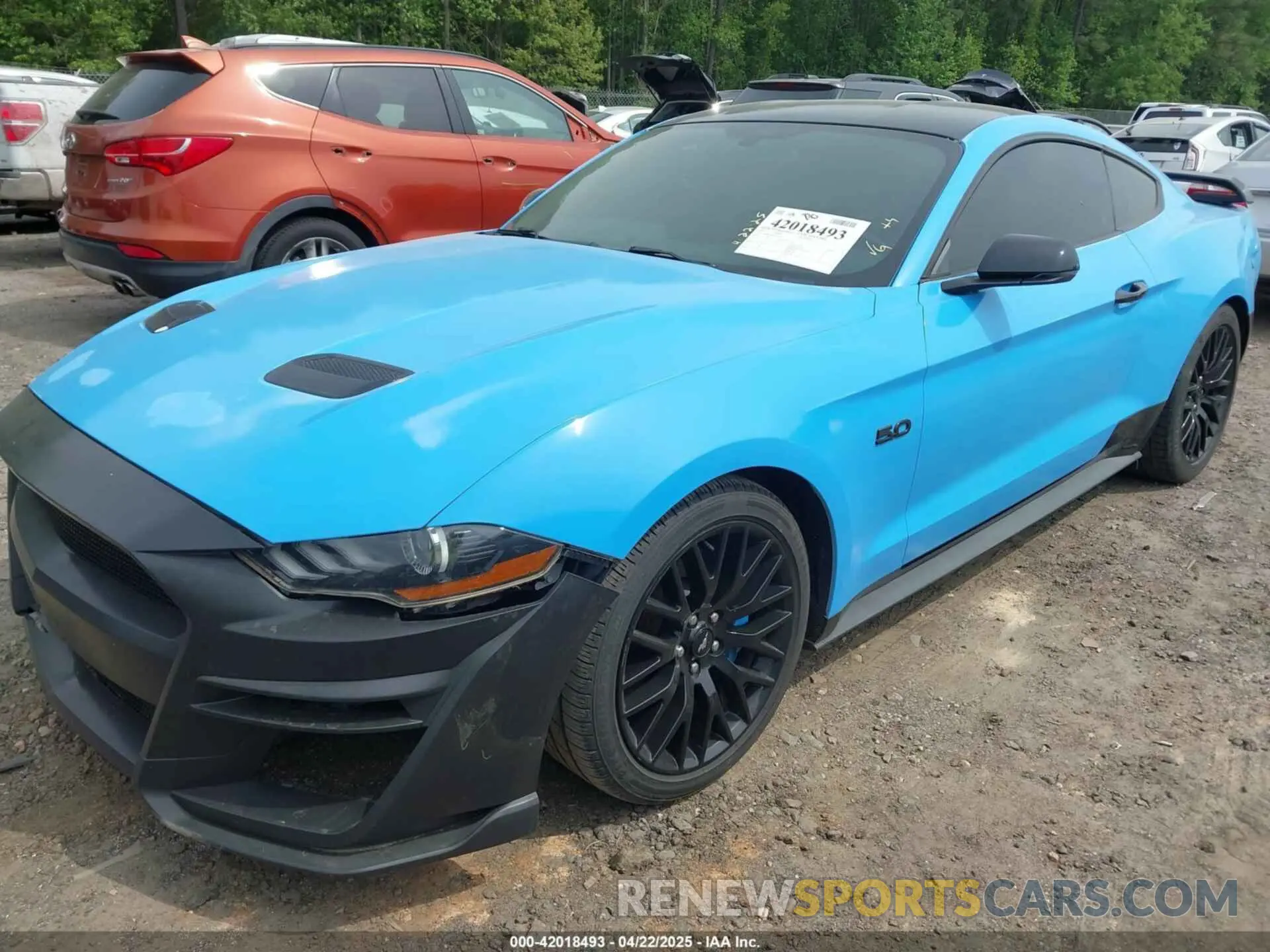 2 Фотография поврежденного автомобиля 1FA6P8CF4K5144134 FORD MUSTANG 2019