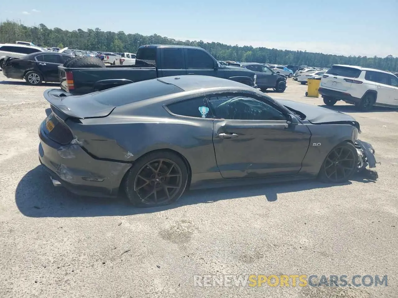 3 Photograph of a damaged car 1FA6P8CF4K5184455 FORD MUSTANG 2019
