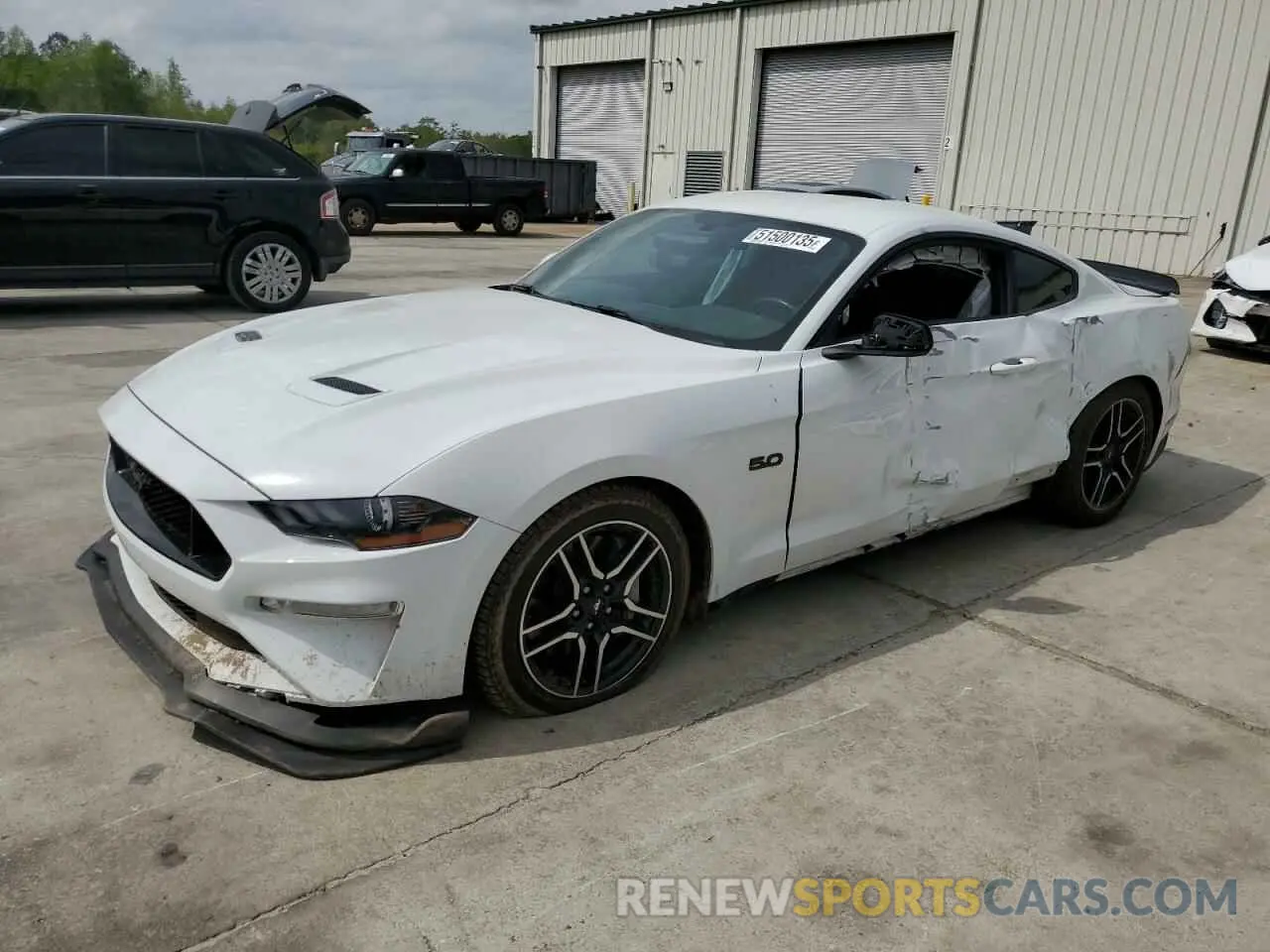 1 Photograph of a damaged car 1FA6P8CF5K5124975 FORD MUSTANG 2019