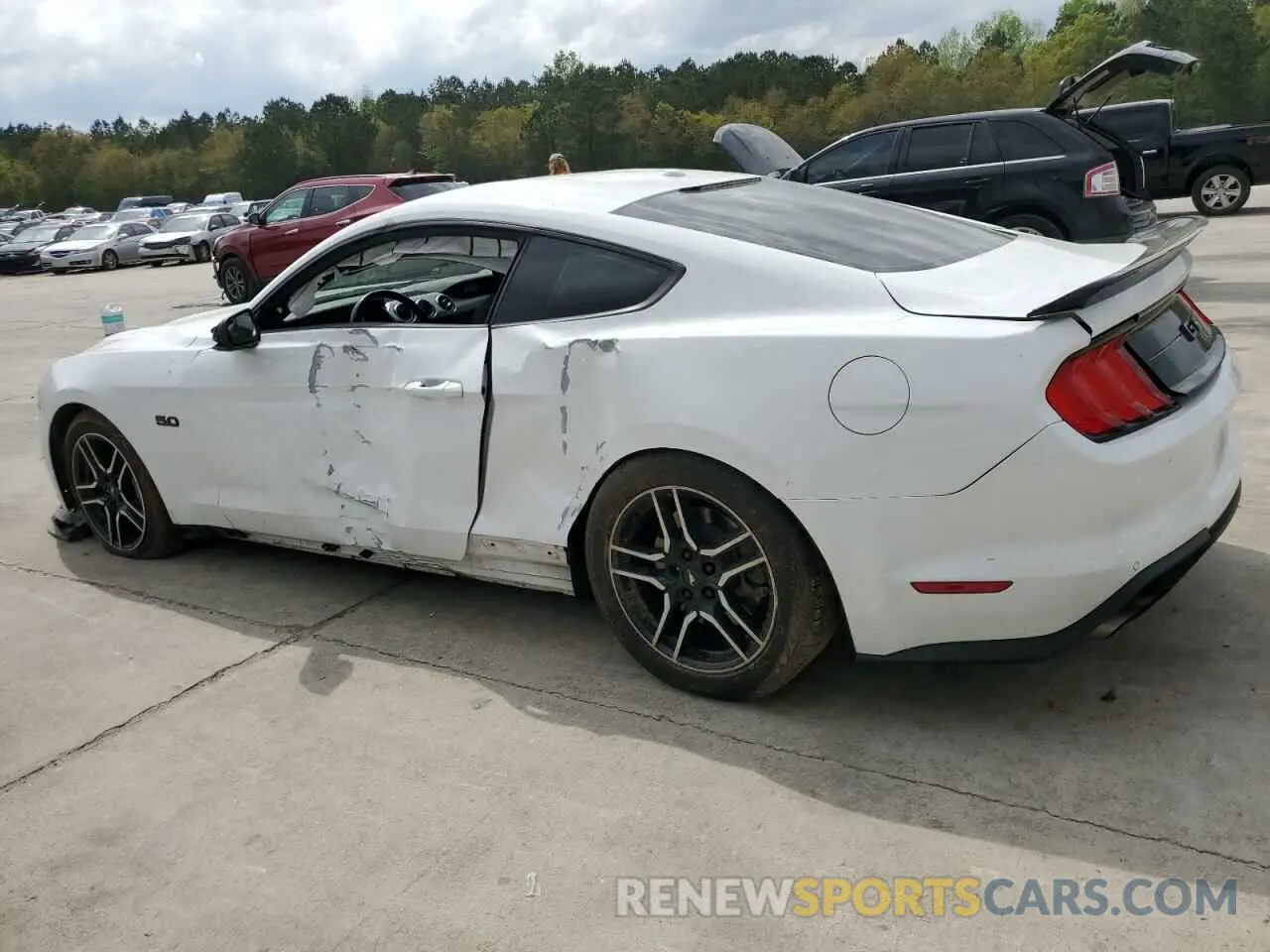 2 Photograph of a damaged car 1FA6P8CF5K5124975 FORD MUSTANG 2019