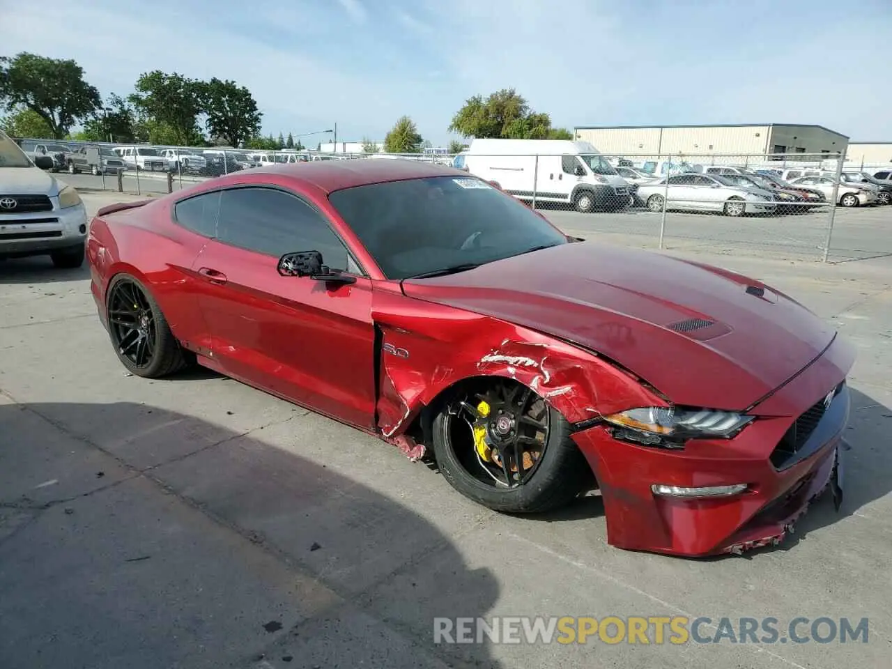 4 Photograph of a damaged car 1FA6P8CF5K5178437 FORD MUSTANG 2019