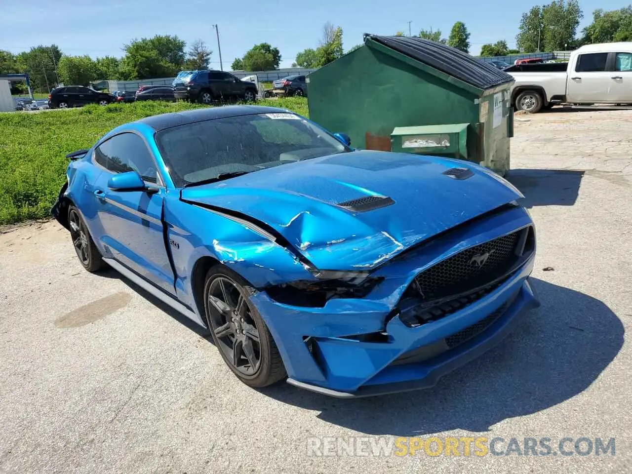 4 Фотография поврежденного автомобиля 1FA6P8CF7K5163079 FORD MUSTANG 2019