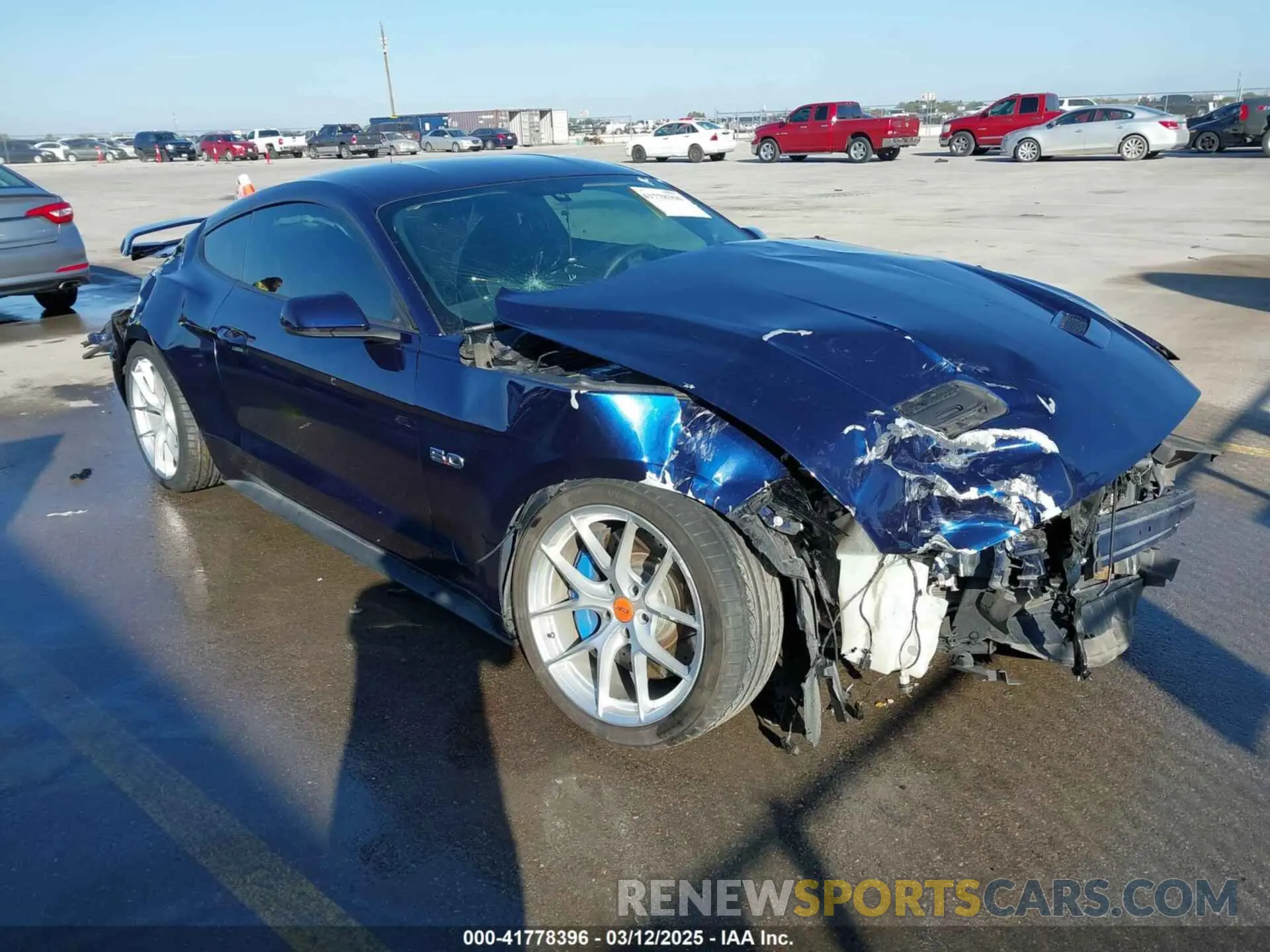 1 Фотография поврежденного автомобиля 1FA6P8CF7K5168301 FORD MUSTANG 2019