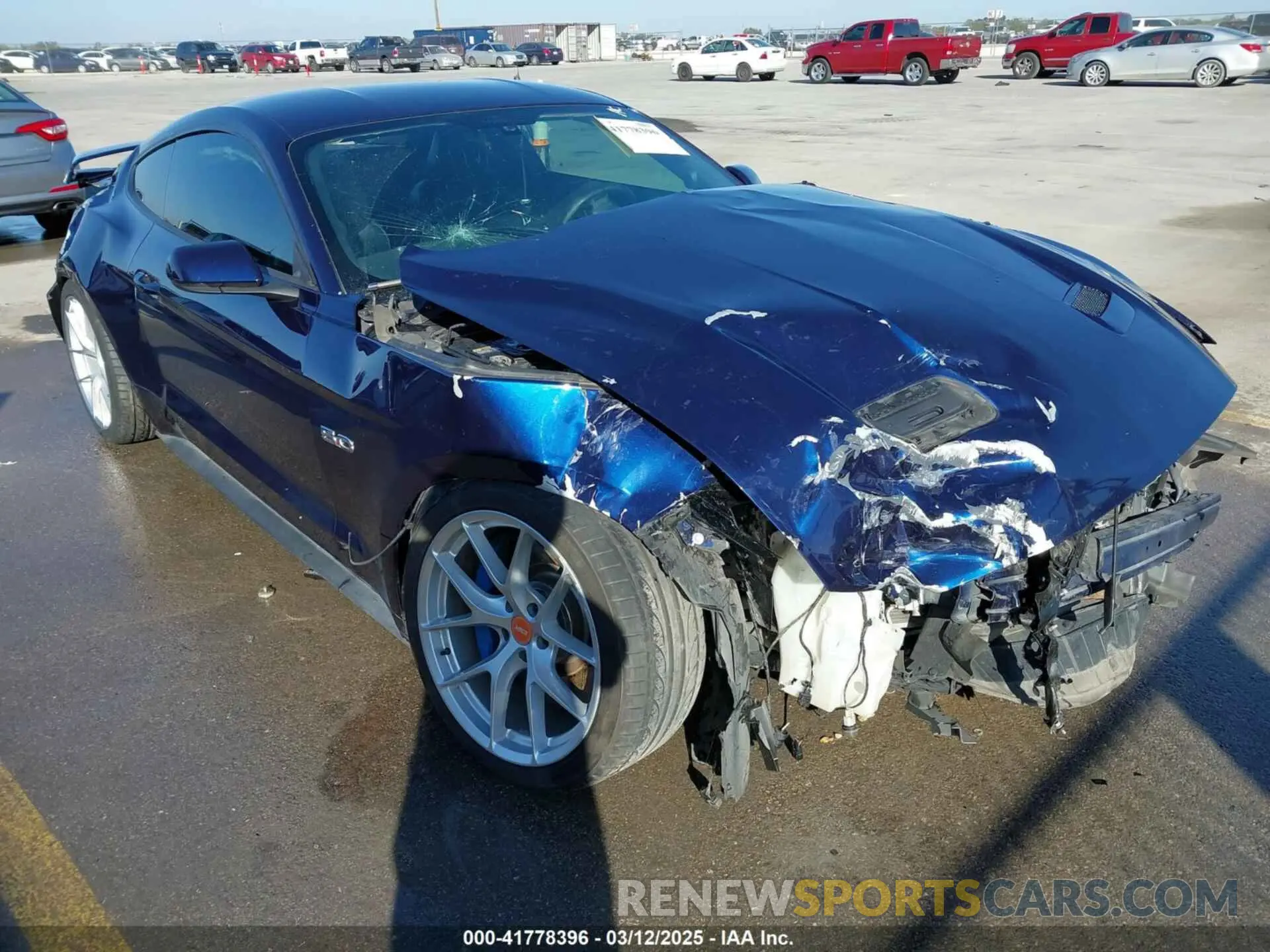 6 Фотография поврежденного автомобиля 1FA6P8CF7K5168301 FORD MUSTANG 2019