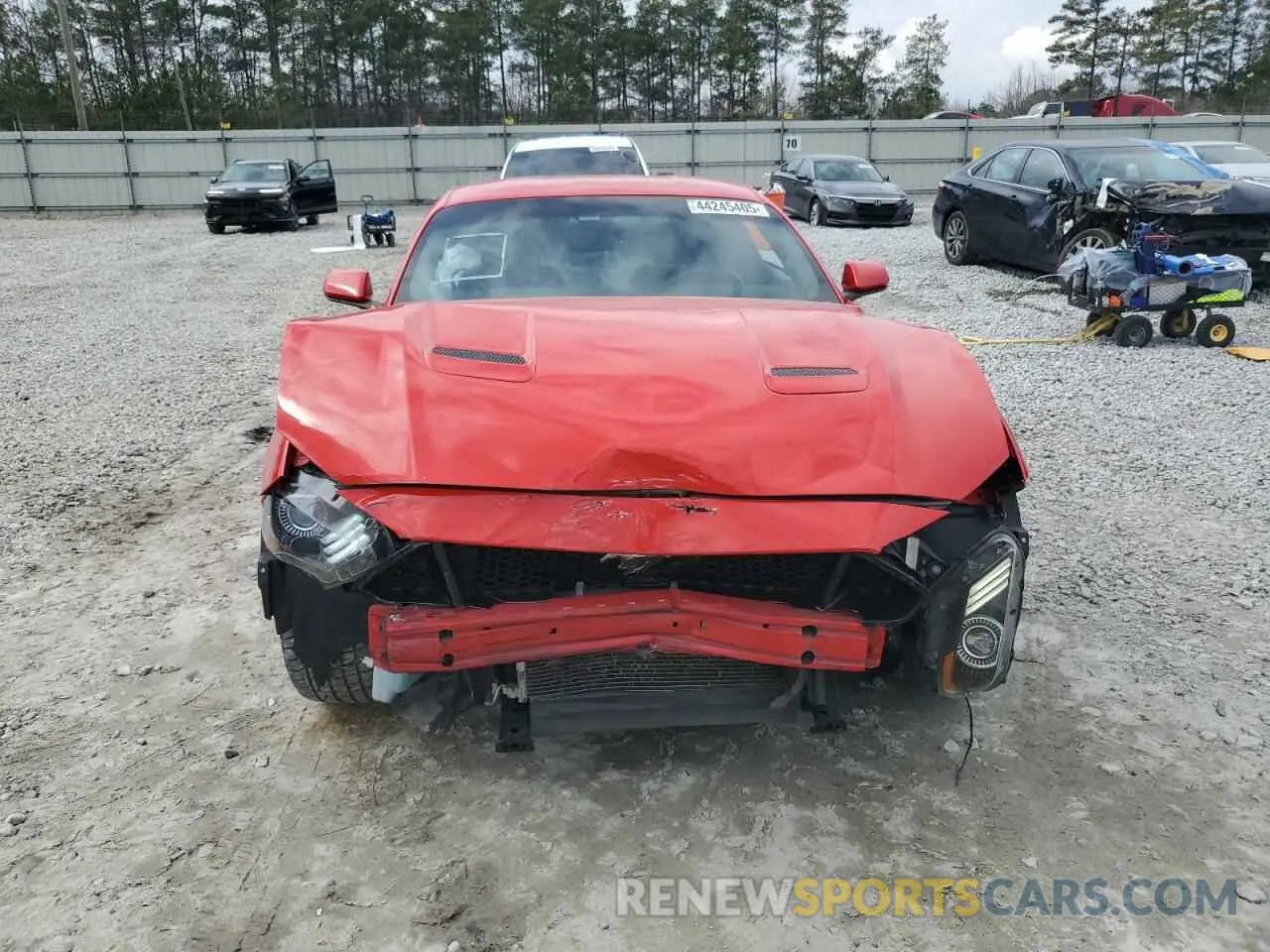5 Photograph of a damaged car 1FA6P8CF7K5196244 FORD MUSTANG 2019