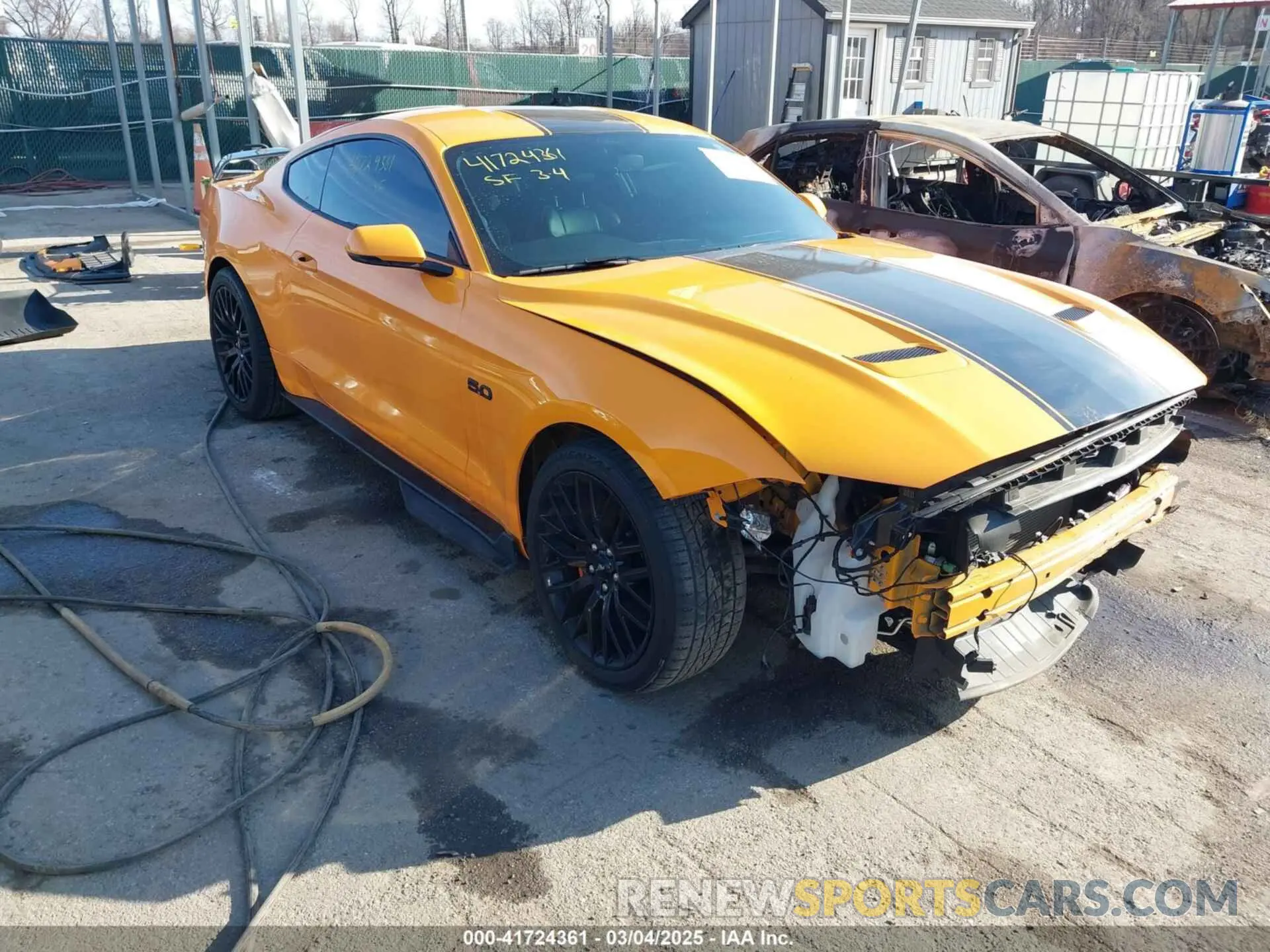 1 Photograph of a damaged car 1FA6P8CF8K5158005 FORD MUSTANG 2019