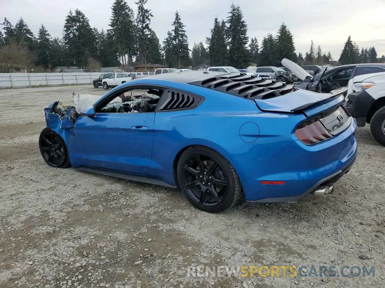 2 Фотография поврежденного автомобиля 1FA6P8CF8K5203637 FORD MUSTANG 2019
