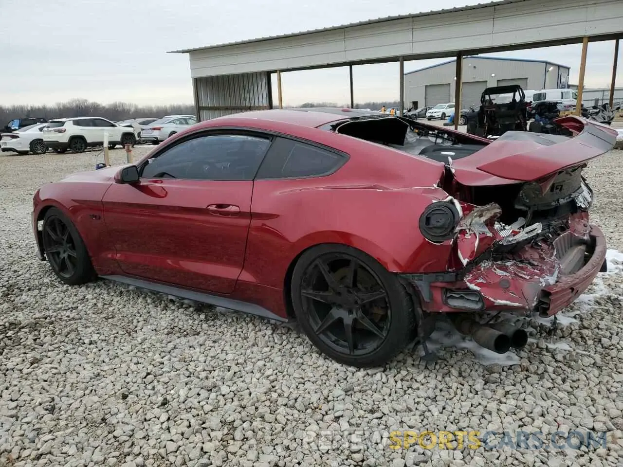 2 Photograph of a damaged car 1FA6P8CFXK5122283 FORD MUSTANG 2019