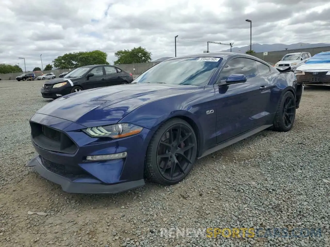 1 Photograph of a damaged car 1FA6P8CFXK5189739 FORD MUSTANG 2019