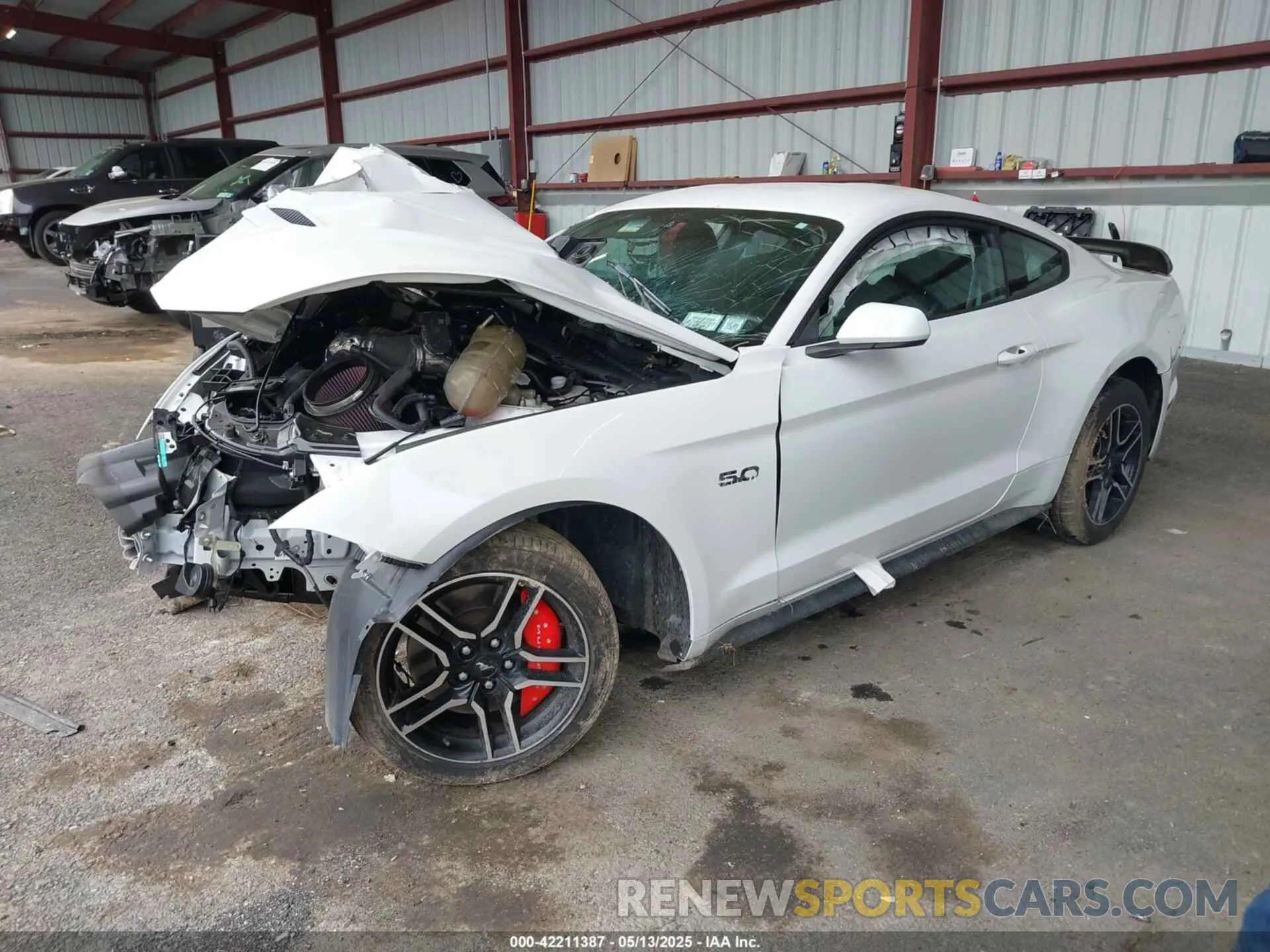2 Photograph of a damaged car 1FA6P8CFXK5194374 FORD MUSTANG 2019