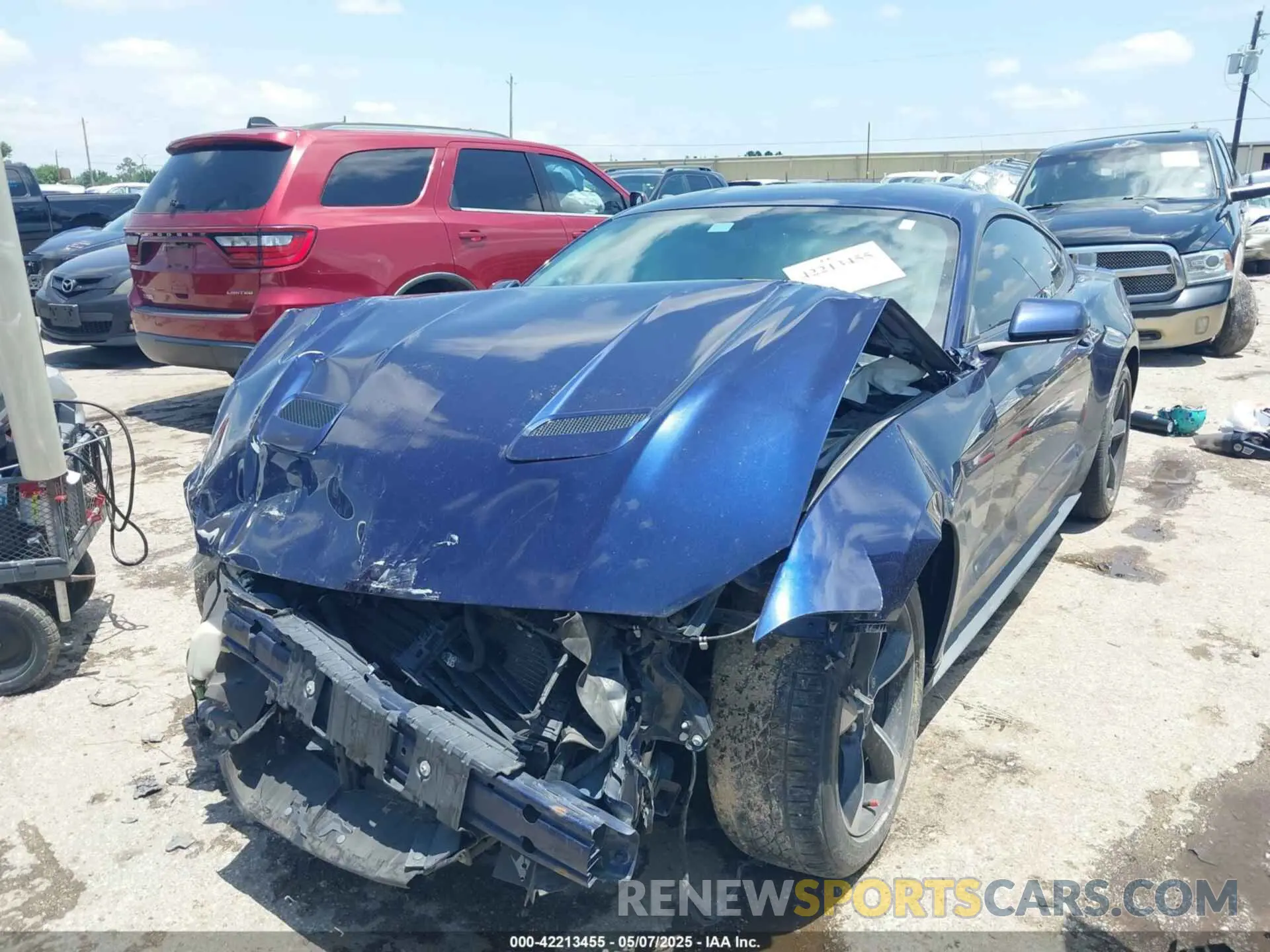 2 Photograph of a damaged car 1FA6P8TH0K5174930 FORD MUSTANG 2019
