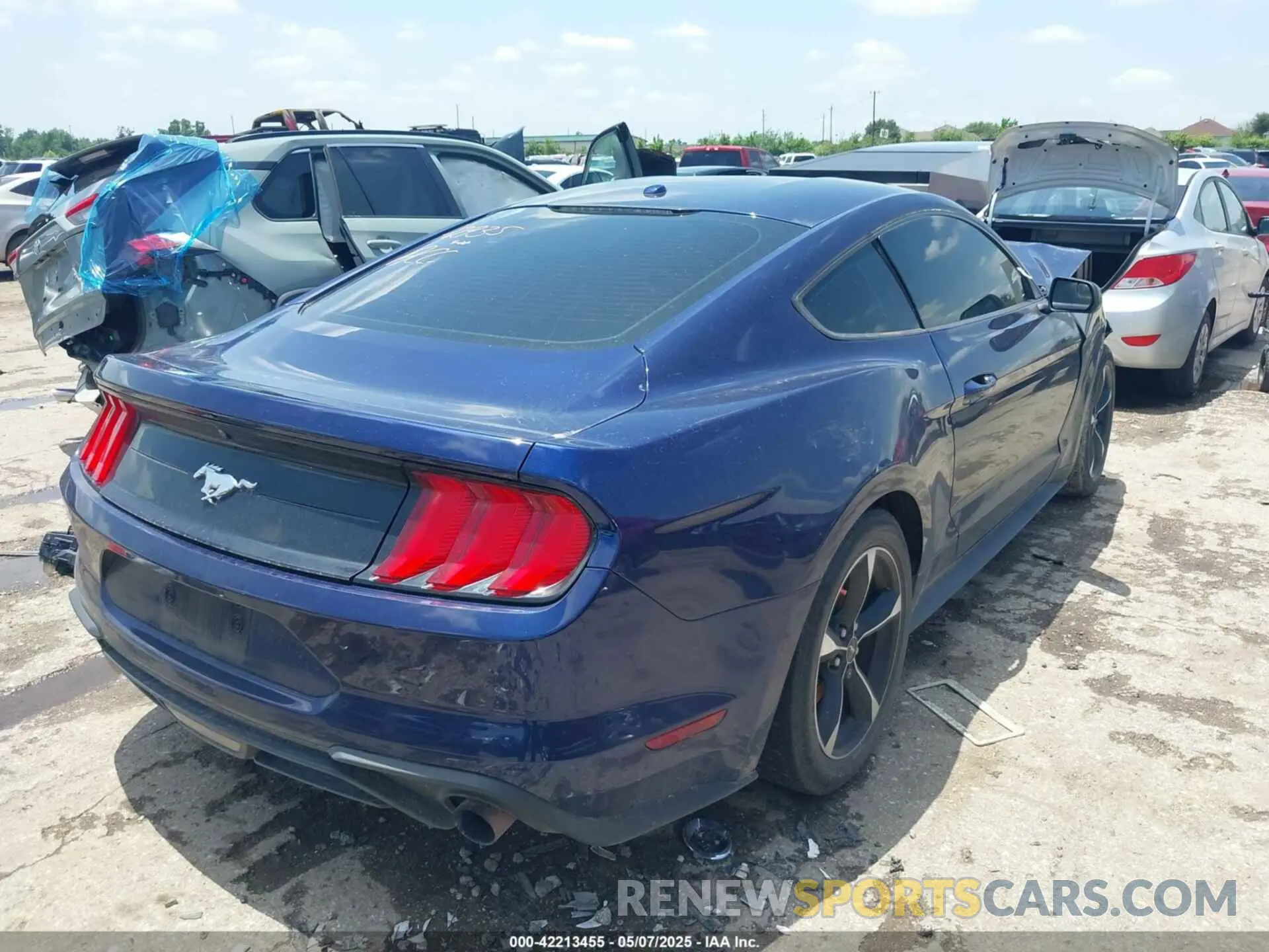 4 Photograph of a damaged car 1FA6P8TH0K5174930 FORD MUSTANG 2019