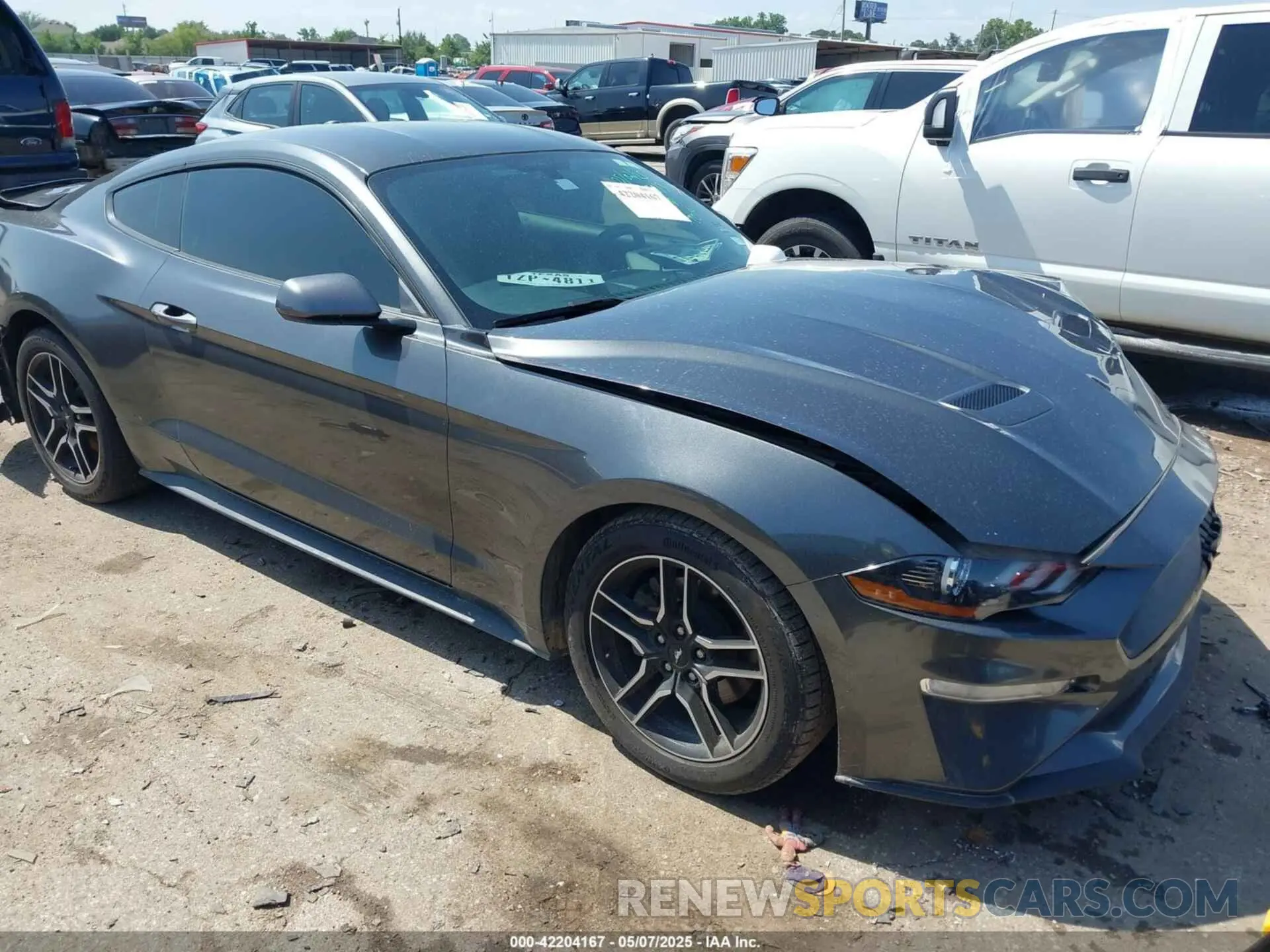 1 Фотография поврежденного автомобиля 1FA6P8TH1K5118026 FORD MUSTANG 2019