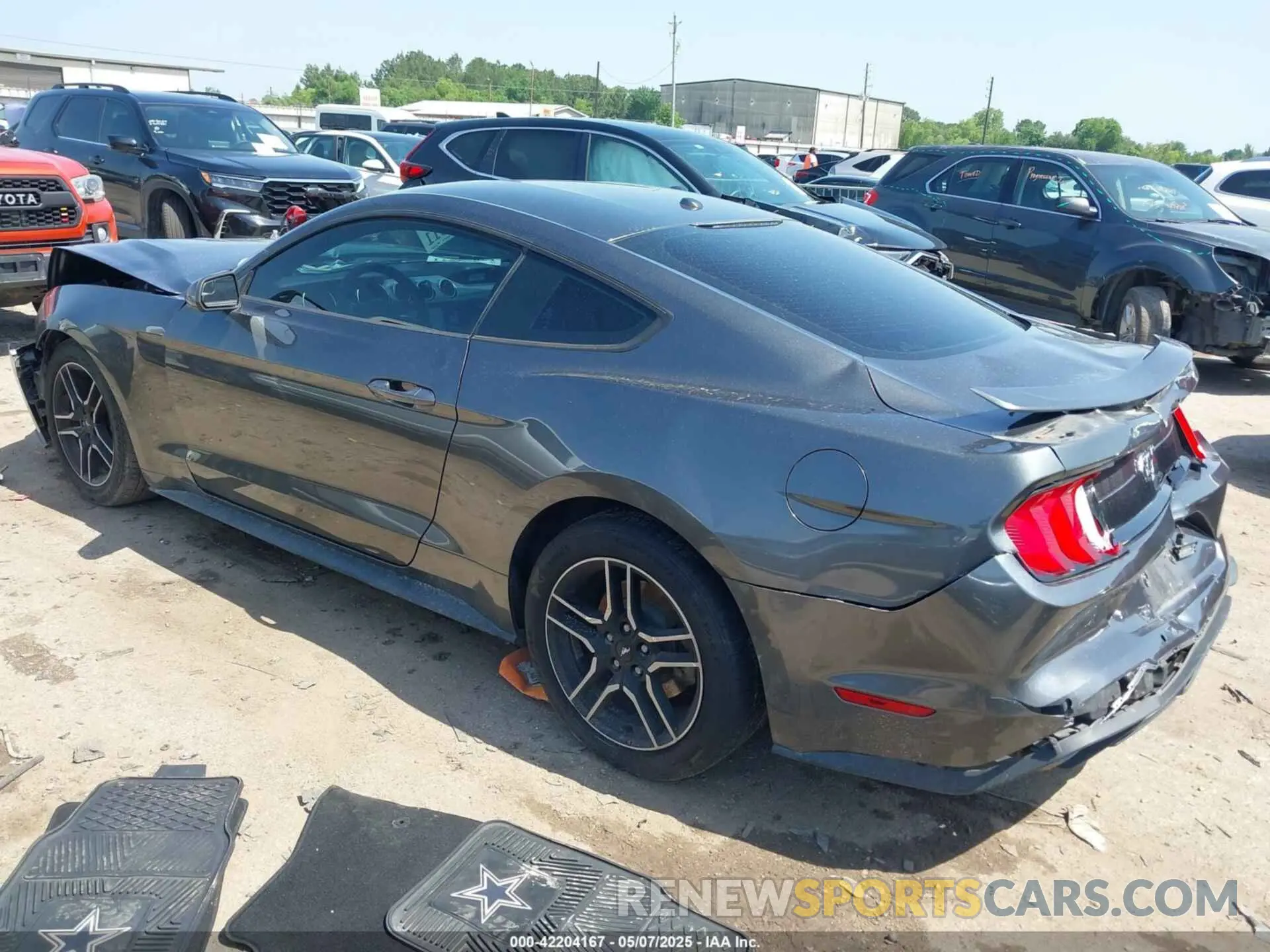 3 Фотография поврежденного автомобиля 1FA6P8TH1K5118026 FORD MUSTANG 2019