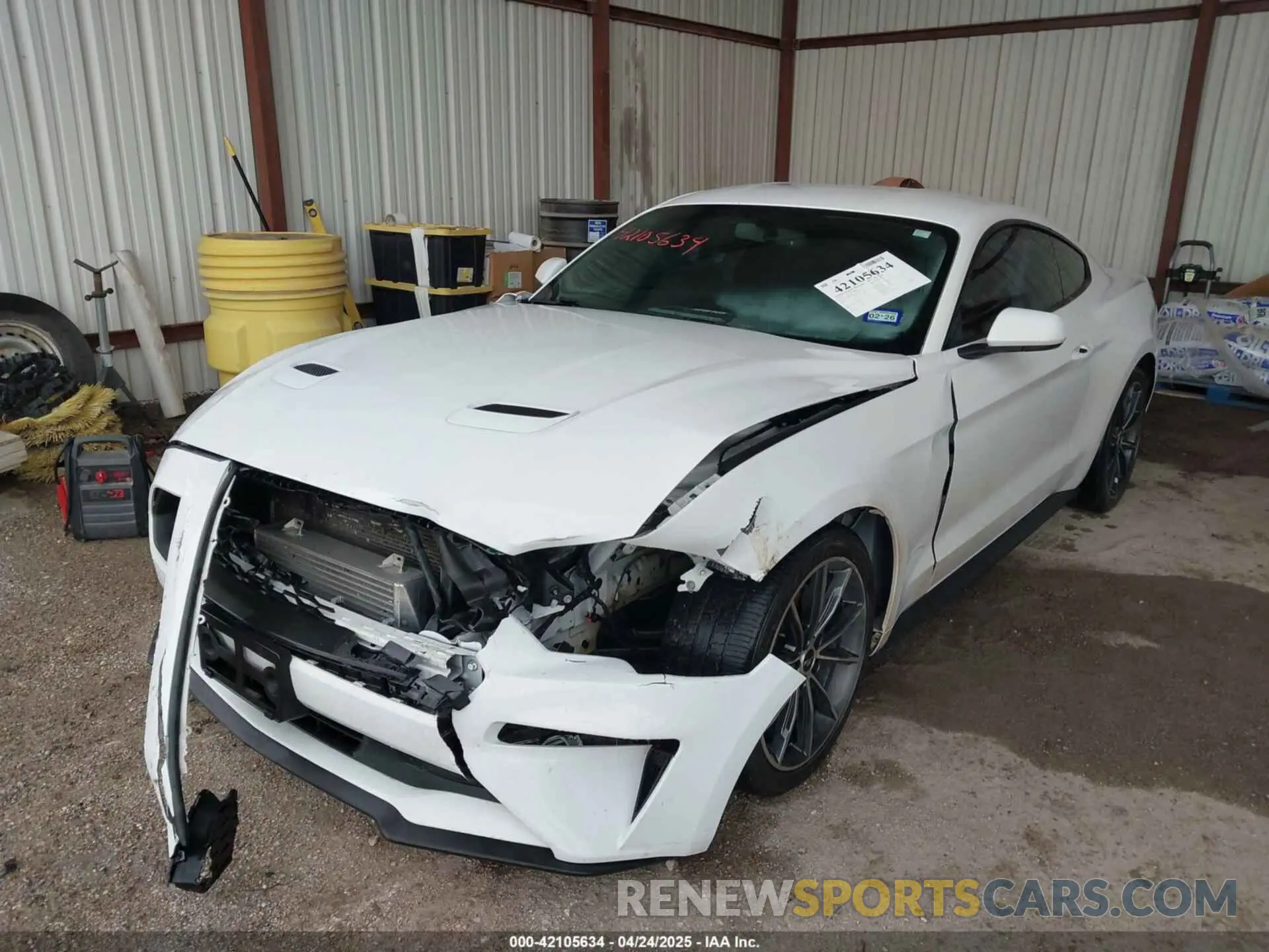 2 Фотография поврежденного автомобиля 1FA6P8TH1K5168795 FORD MUSTANG 2019