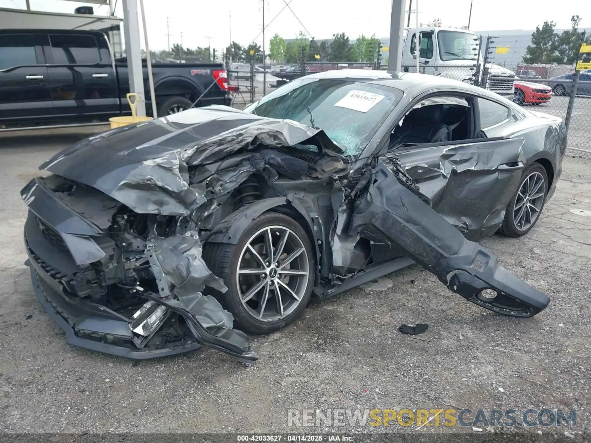 2 Photograph of a damaged car 1FA6P8TH2K5119105 FORD MUSTANG 2019