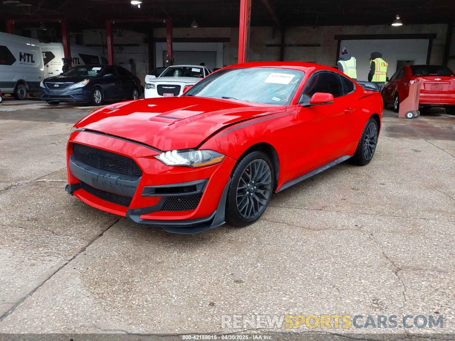 2 Фотография поврежденного автомобиля 1FA6P8TH2K5159586 FORD MUSTANG 2019