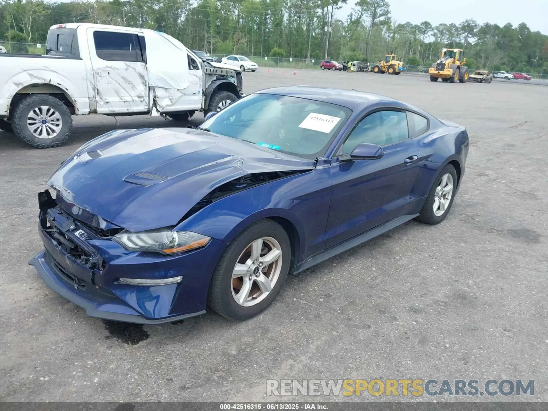 2 Фотография поврежденного автомобиля 1FA6P8TH3K5174131 FORD MUSTANG 2019