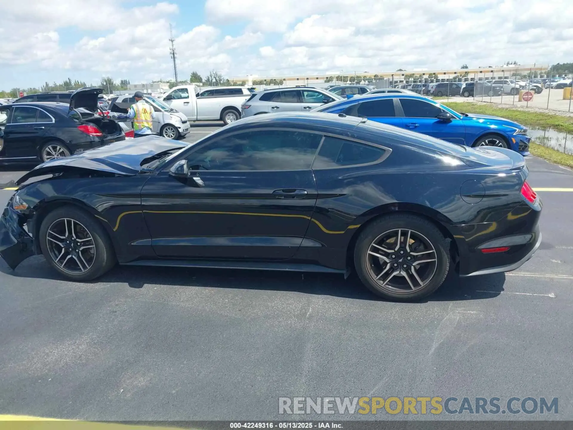 15 Photograph of a damaged car 1FA6P8TH4K5195697 FORD MUSTANG 2019