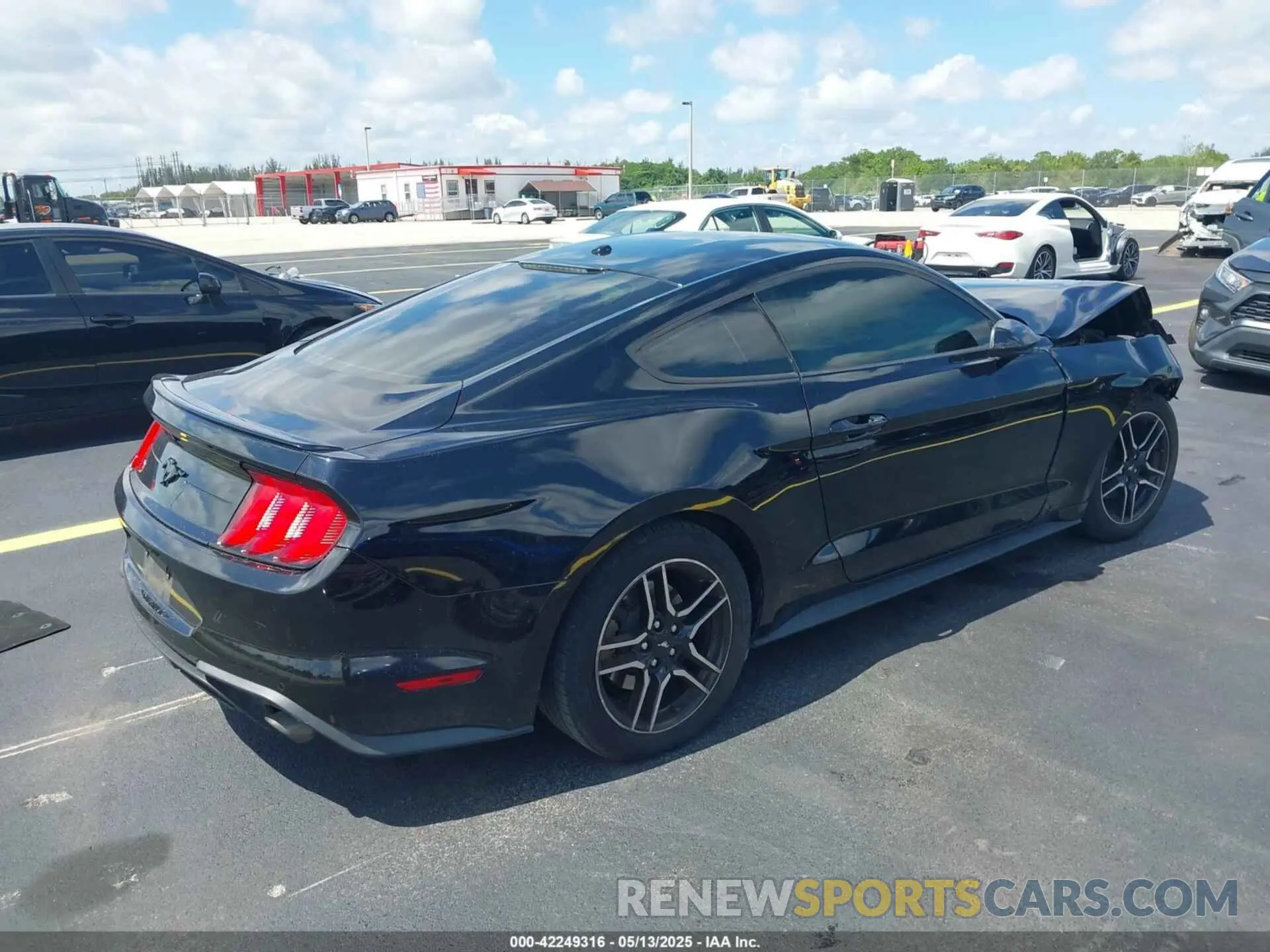 4 Photograph of a damaged car 1FA6P8TH4K5195697 FORD MUSTANG 2019