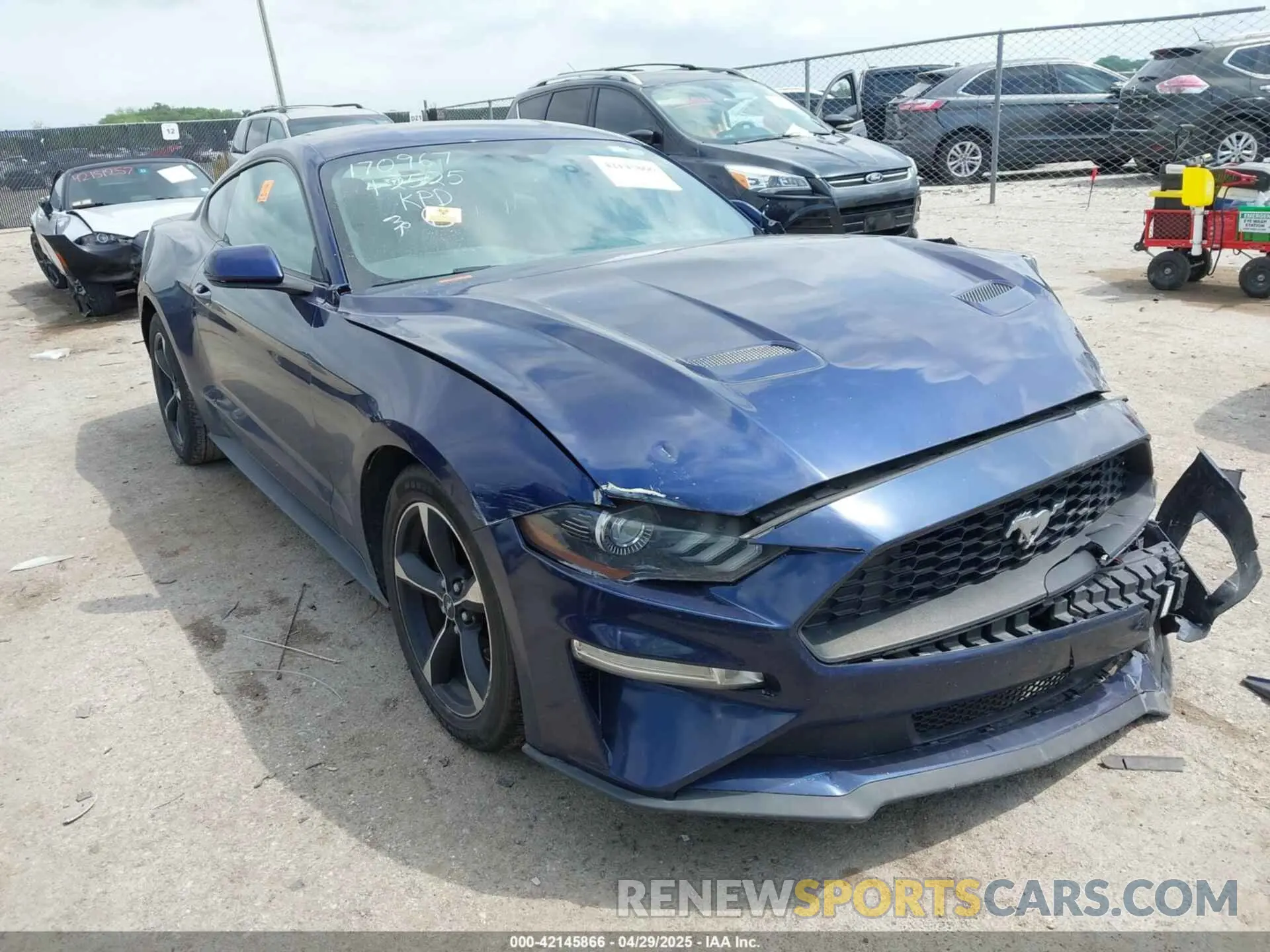 1 Photograph of a damaged car 1FA6P8TH5K5157279 FORD MUSTANG 2019