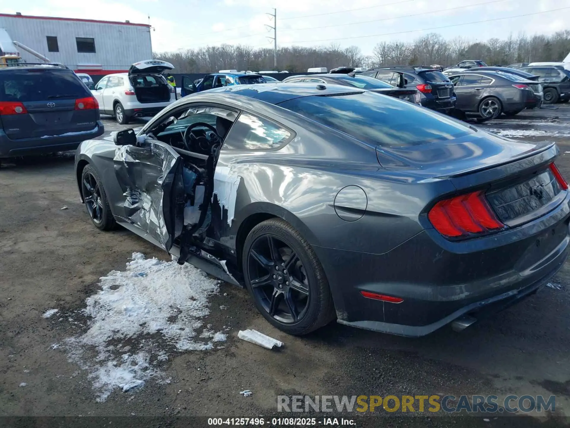 3 Фотография поврежденного автомобиля 1FA6P8TH7K5117365 FORD MUSTANG 2019