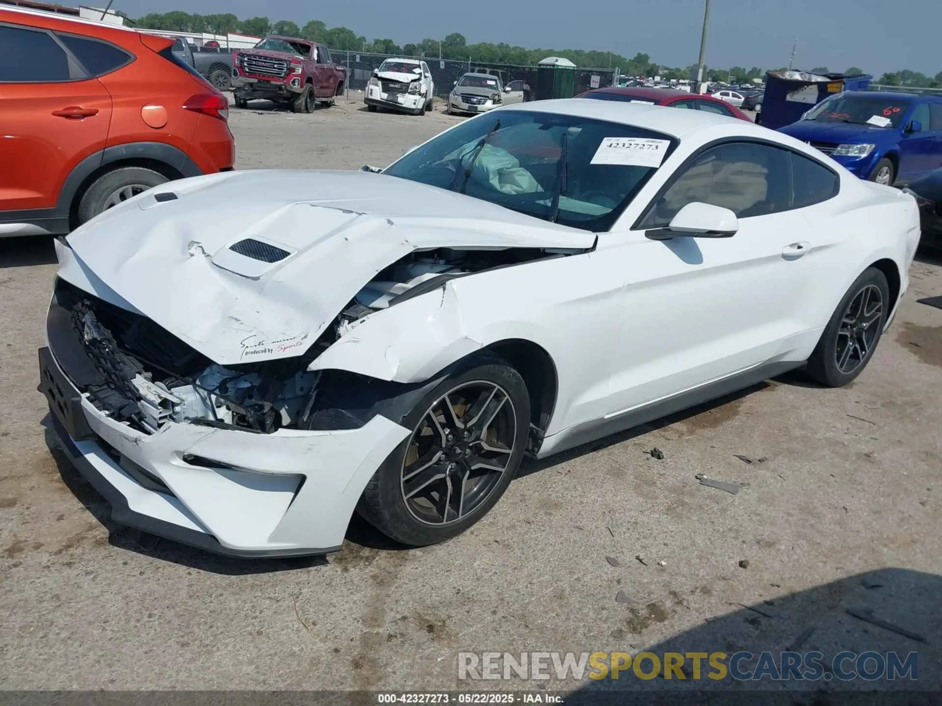 2 Photograph of a damaged car 1FA6P8TH7K5172155 FORD MUSTANG 2019