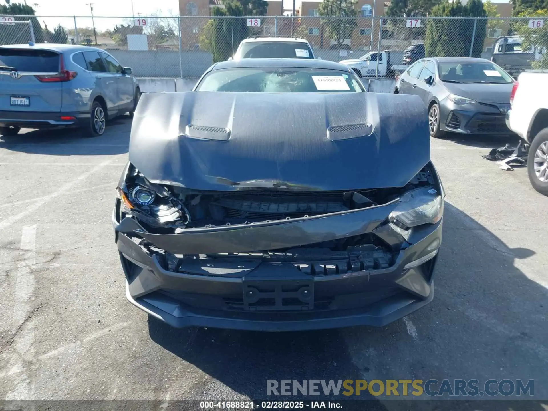 12 Photograph of a damaged car 1FA6P8TH8K5106195 FORD MUSTANG 2019