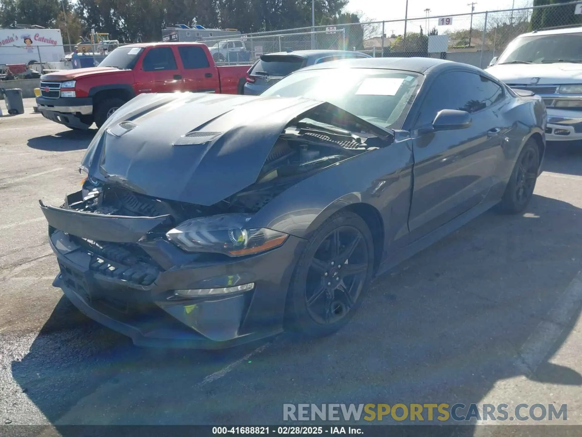 2 Photograph of a damaged car 1FA6P8TH8K5106195 FORD MUSTANG 2019
