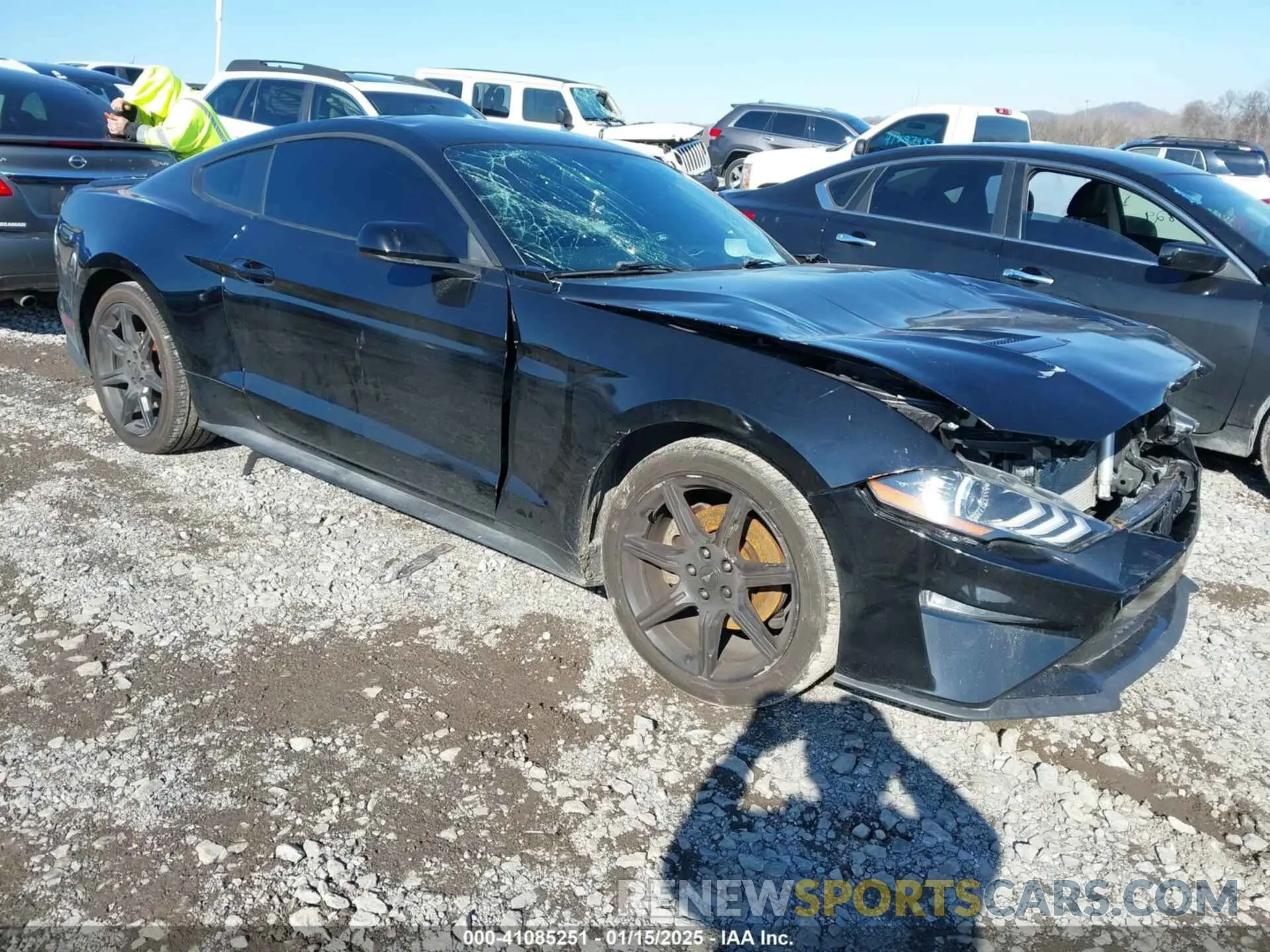 1 Фотография поврежденного автомобиля 1FA6P8TH8K5173458 FORD MUSTANG 2019