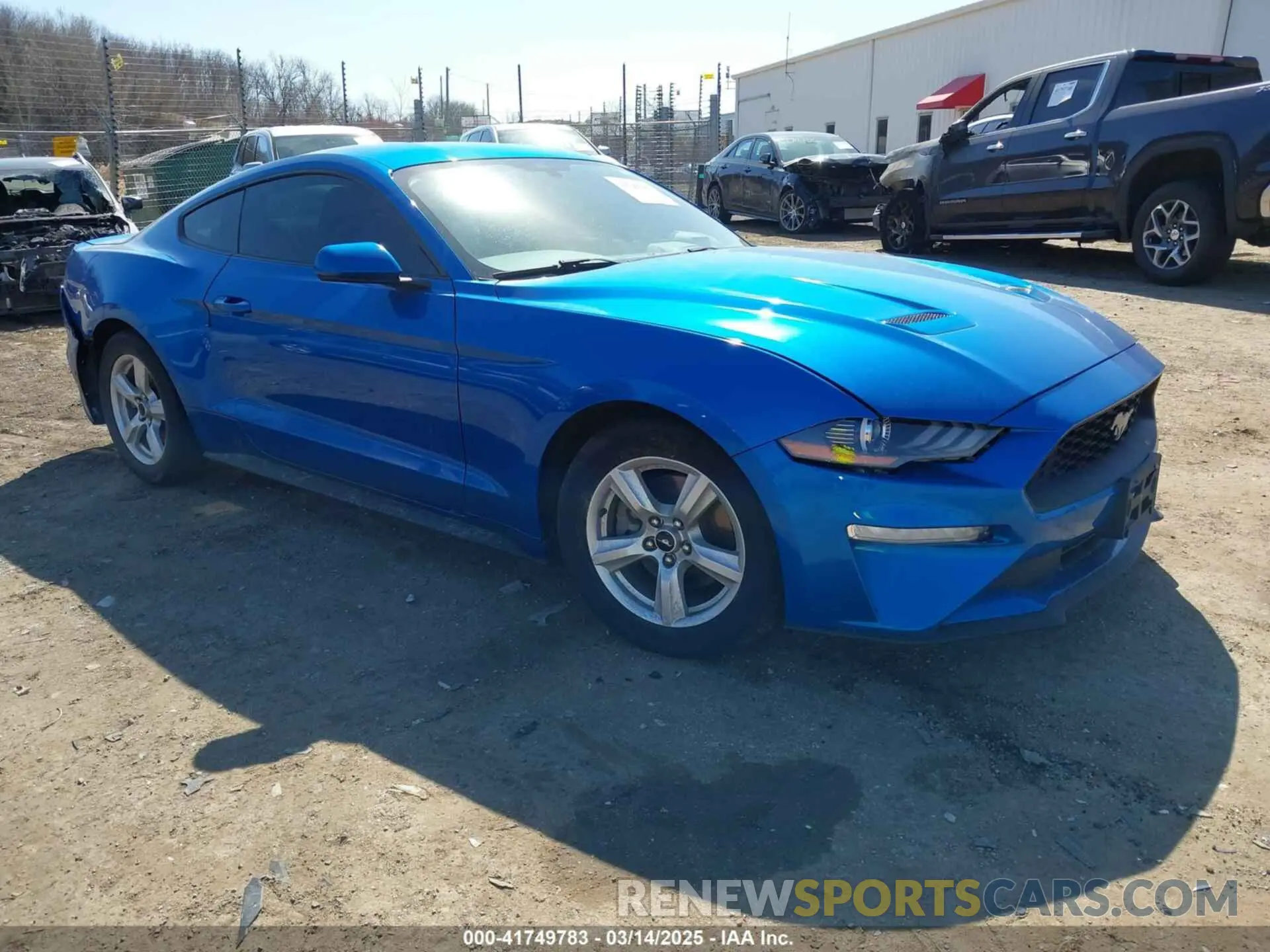 1 Photograph of a damaged car 1FA6P8TH8K5185206 FORD MUSTANG 2019