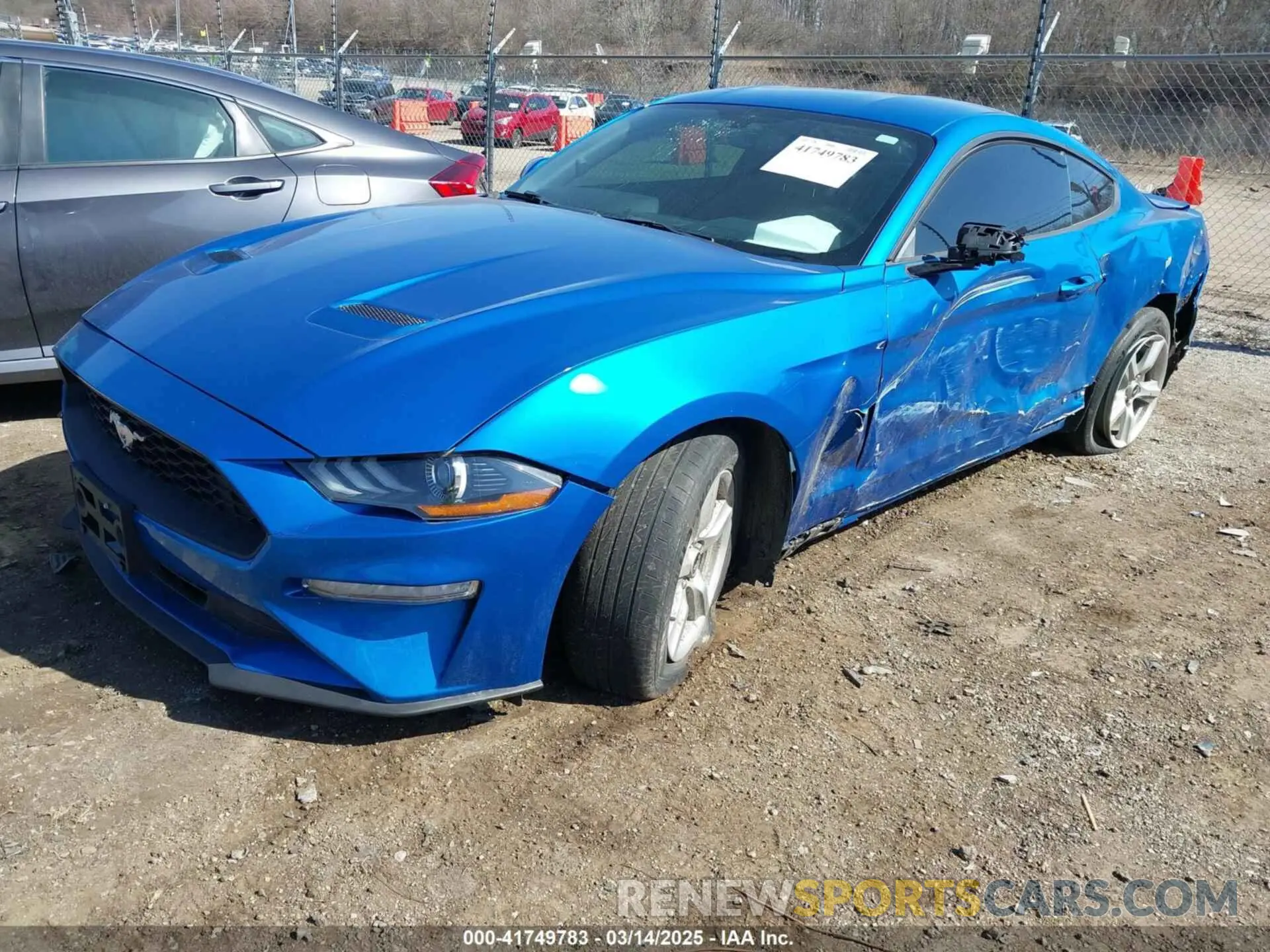 2 Photograph of a damaged car 1FA6P8TH8K5185206 FORD MUSTANG 2019