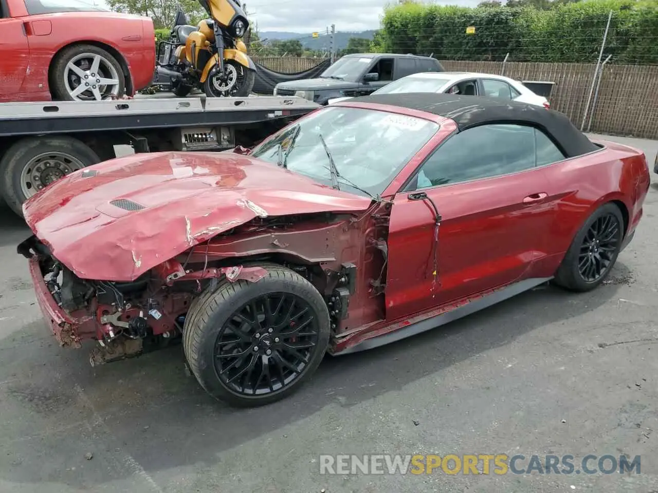 1 Photograph of a damaged car 1FATP8FF4K5193350 FORD MUSTANG 2019