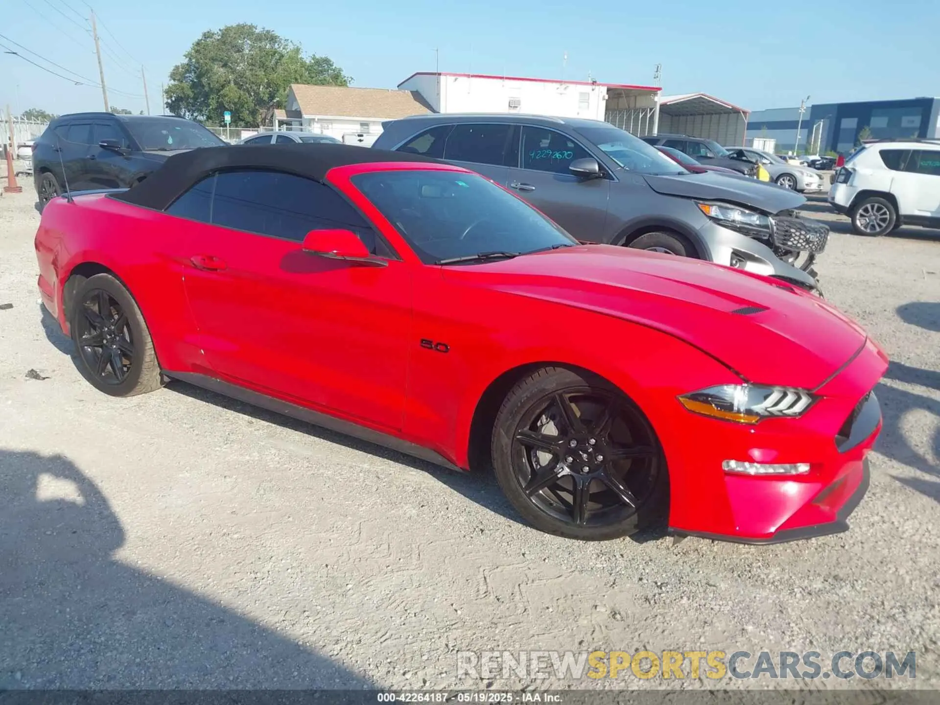 1 Photograph of a damaged car 1FATP8FF8K5196252 FORD MUSTANG 2019