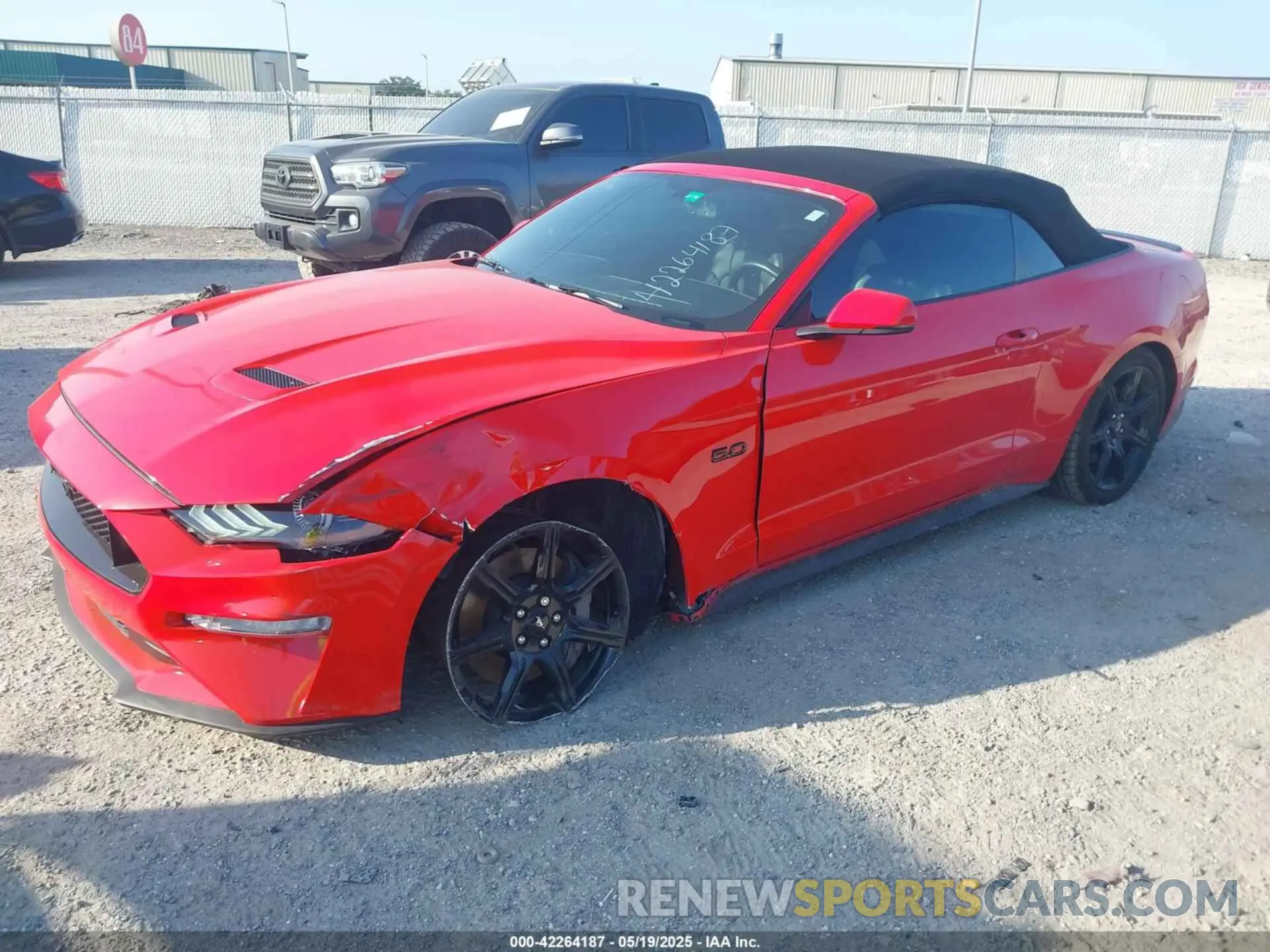 2 Photograph of a damaged car 1FATP8FF8K5196252 FORD MUSTANG 2019