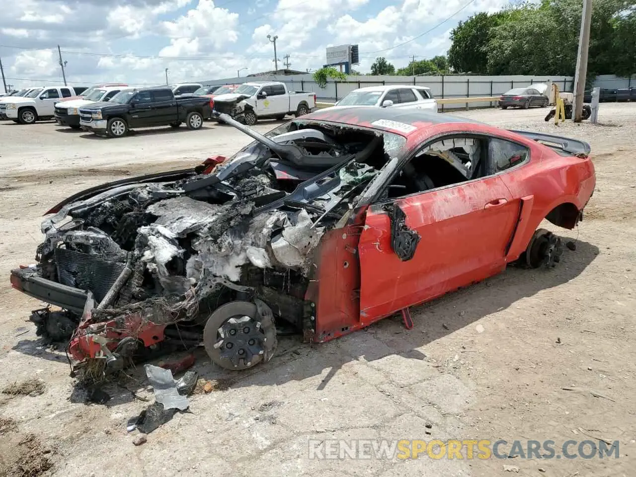 1 Photograph of a damaged car 1FA6P8CF0L5119426 FORD MUSTANG 2020