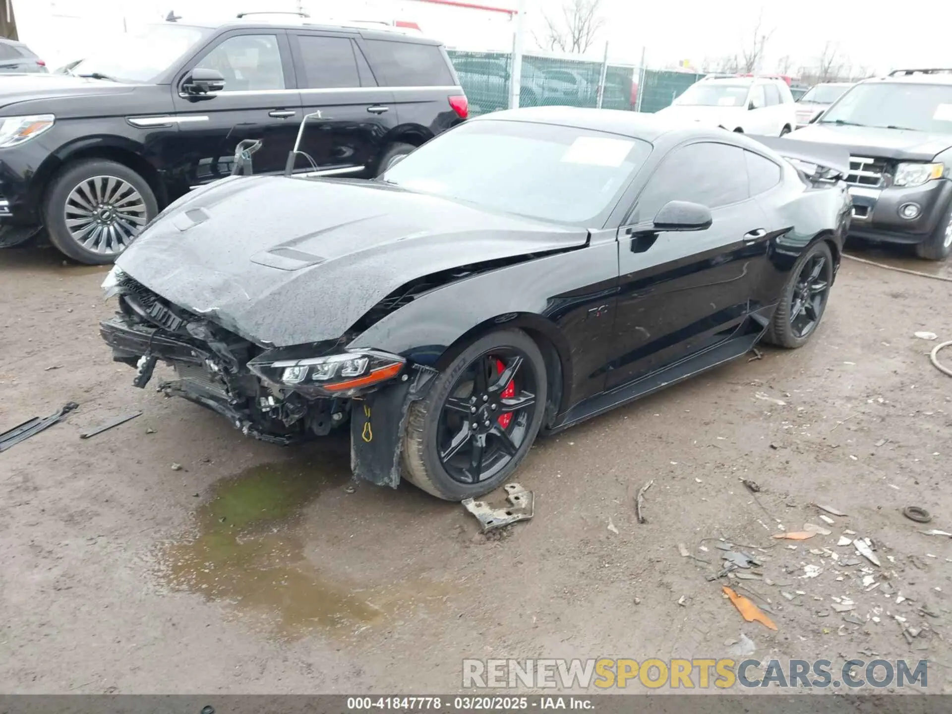 2 Photograph of a damaged car 1FA6P8CF0L5133424 FORD MUSTANG 2020