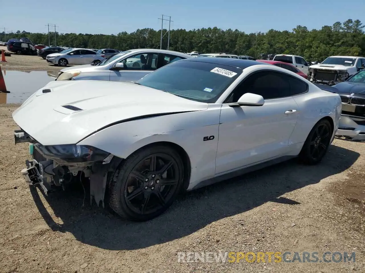 1 Photograph of a damaged car 1FA6P8CF0L5153723 FORD MUSTANG 2020