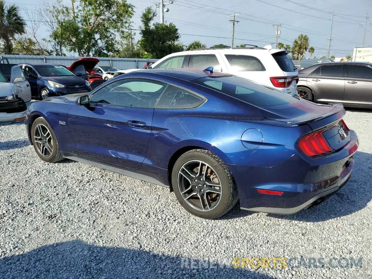 2 Photograph of a damaged car 1FA6P8CF1L5145520 FORD MUSTANG 2020