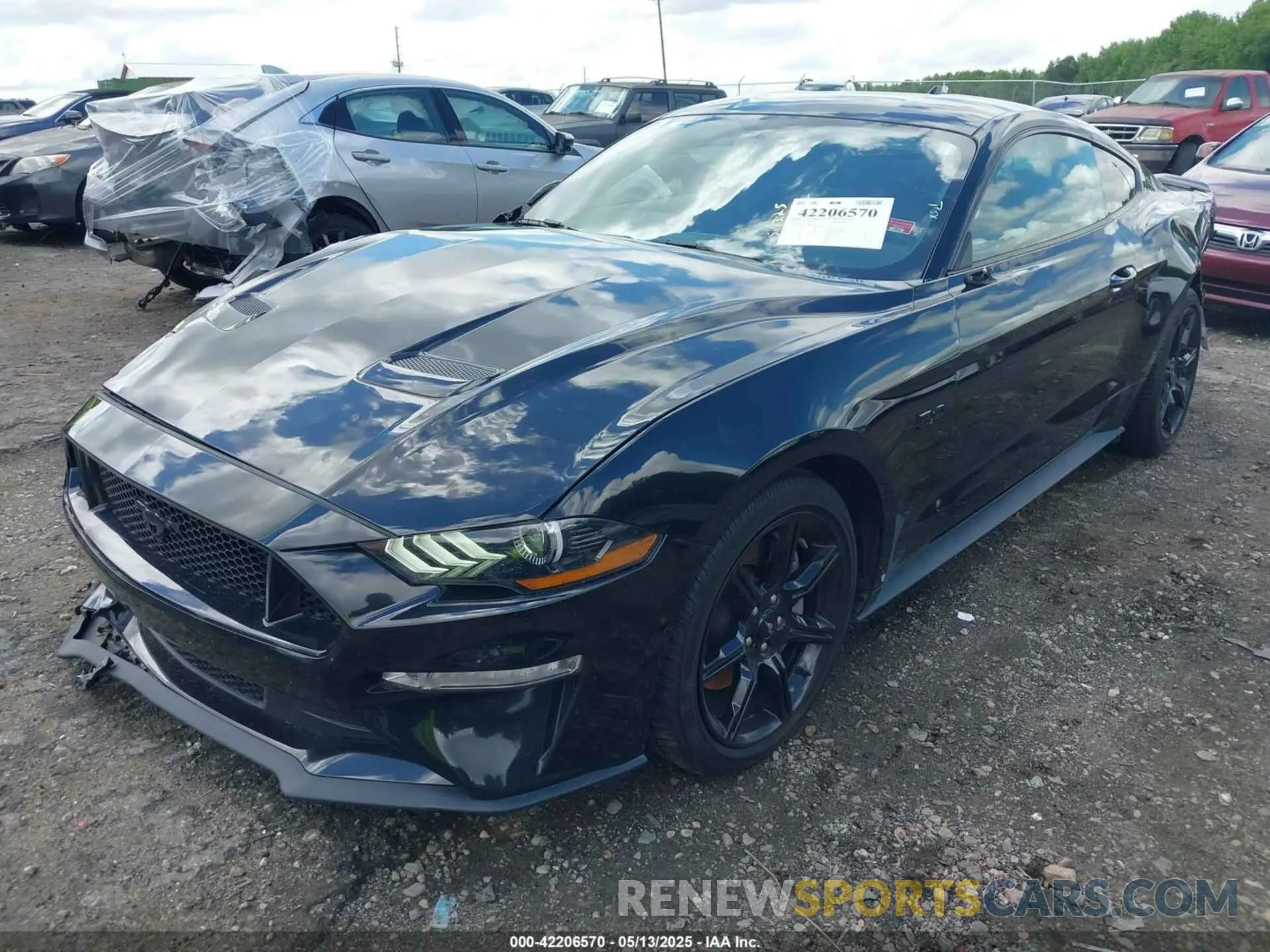 2 Photograph of a damaged car 1FA6P8CF3L5168510 FORD MUSTANG 2020