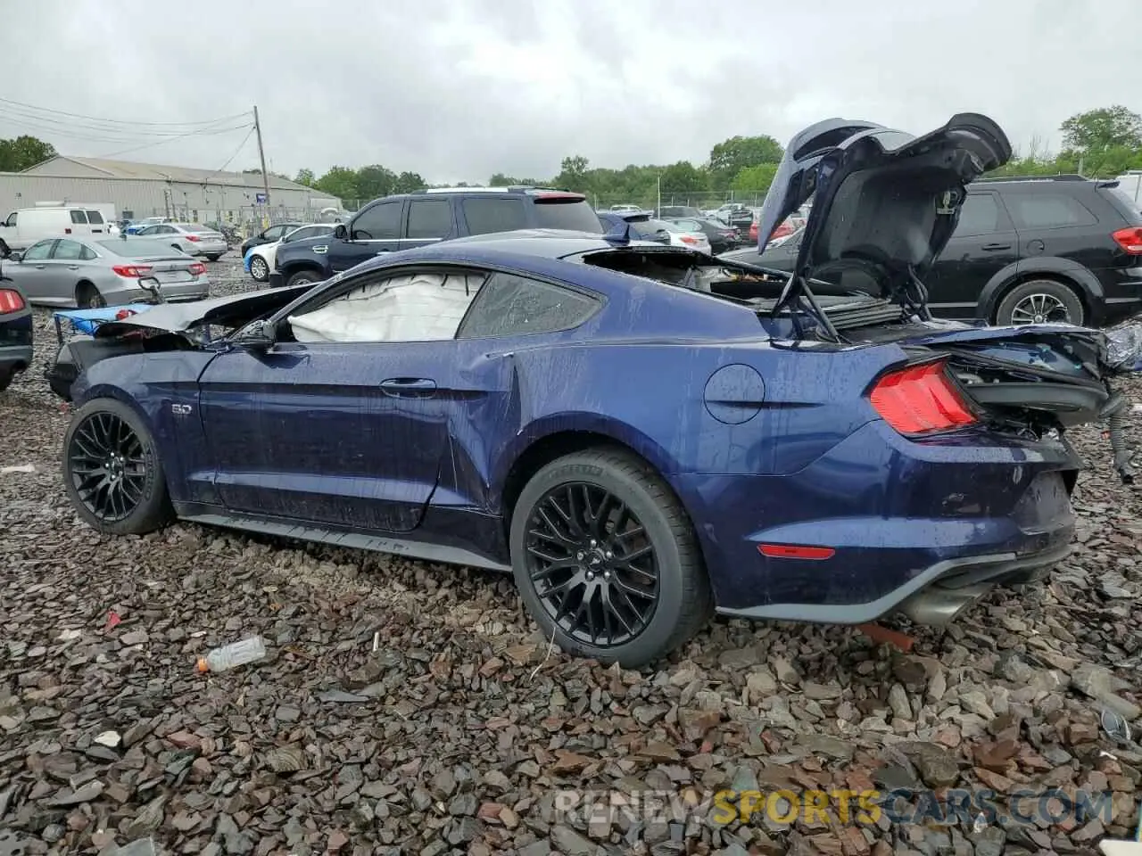 2 Photograph of a damaged car 1FA6P8CF4L5161372 FORD MUSTANG 2020