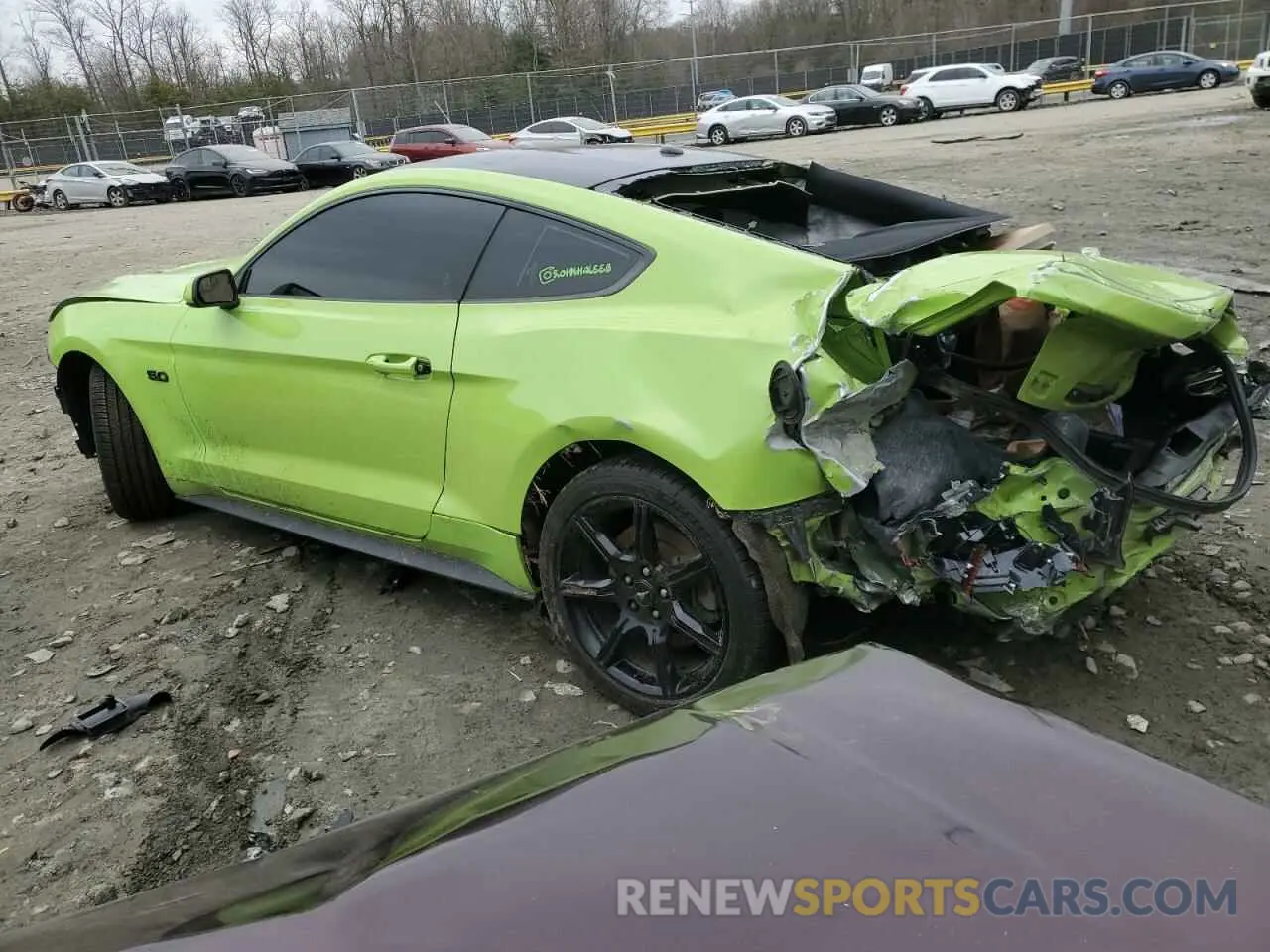 2 Фотография поврежденного автомобиля 1FA6P8CF5L5123763 FORD MUSTANG 2020
