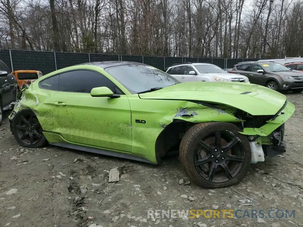 4 Фотография поврежденного автомобиля 1FA6P8CF5L5123763 FORD MUSTANG 2020