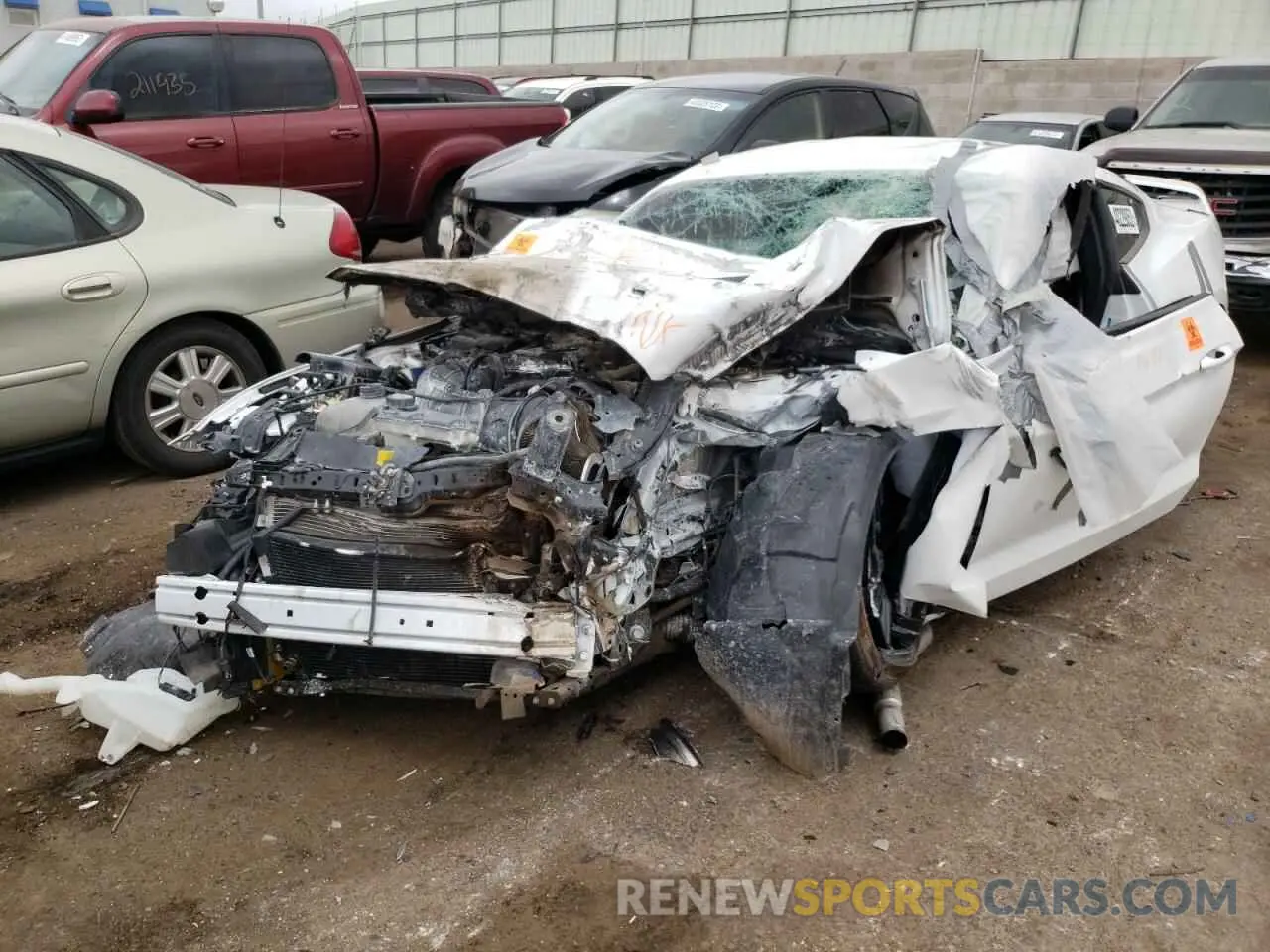 2 Photograph of a damaged car 1FA6P8CF5L5133791 FORD MUSTANG 2020