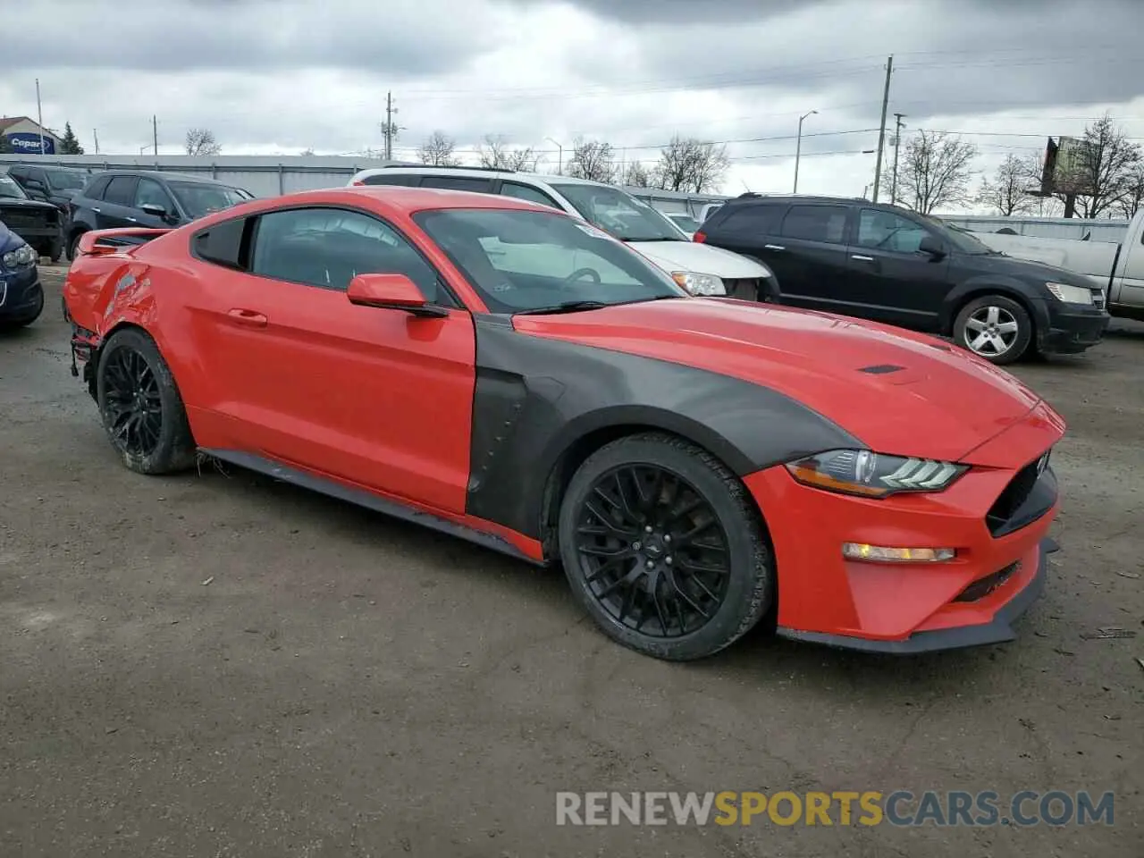 4 Фотография поврежденного автомобиля 1FA6P8CF6L5169585 FORD MUSTANG 2020